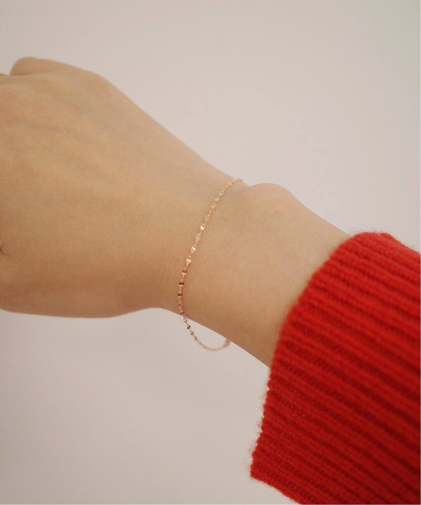 WEB限定/追加》SLOBE エクレアチェーンブレスレット（ブレスレット  