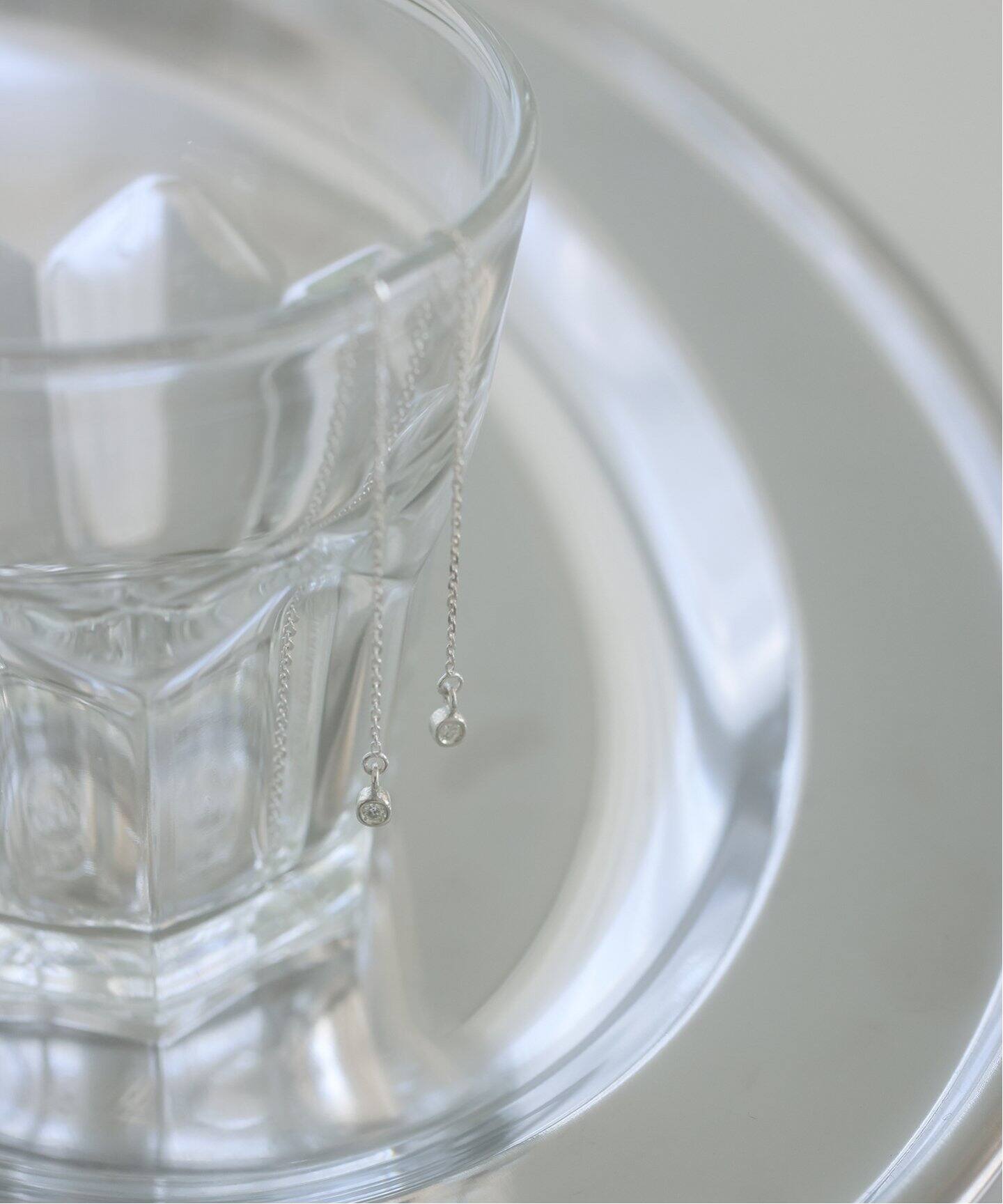 unique/ユニーク SLOBE別注 ダイヤモンドチェーンピアス（ピアス（両耳