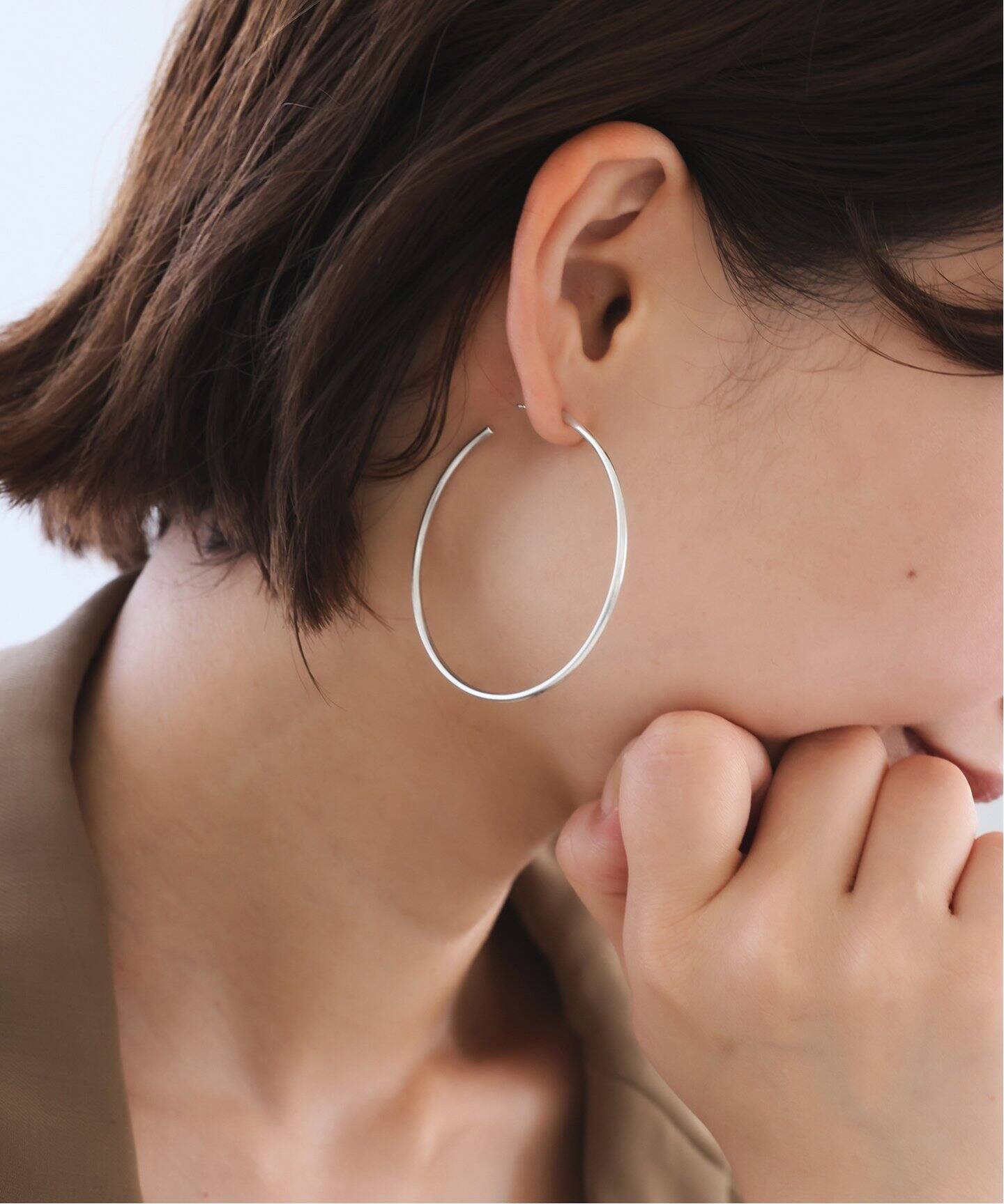 SLOBE IENA スローブ イエナ　We Are NBO フープピアス We Are NBO/ウィーアーエヌビーオー】フープピアス(S