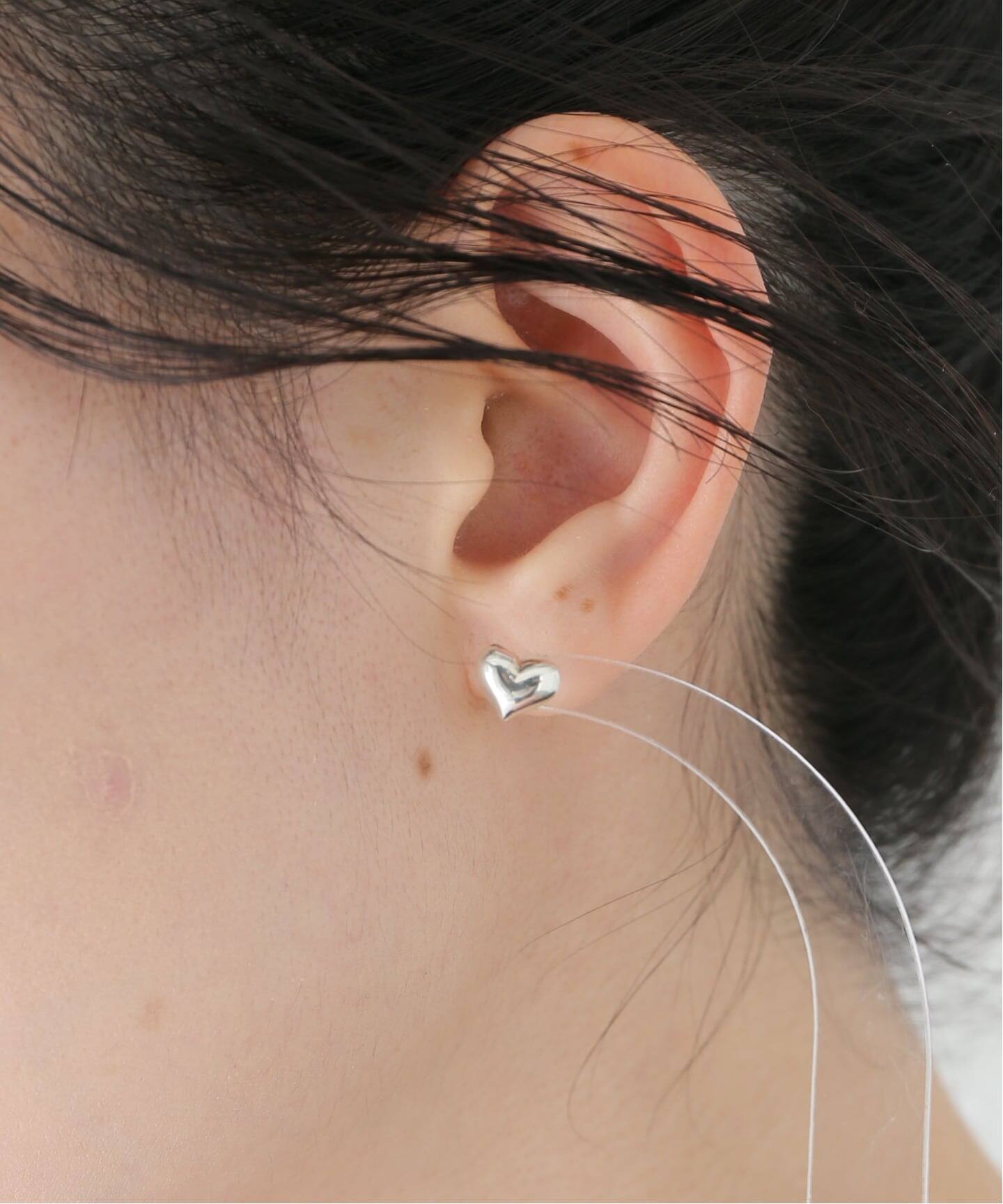 QUIP QUEINT/クイップ クエイント CHUNKY HEART STUD ピアス