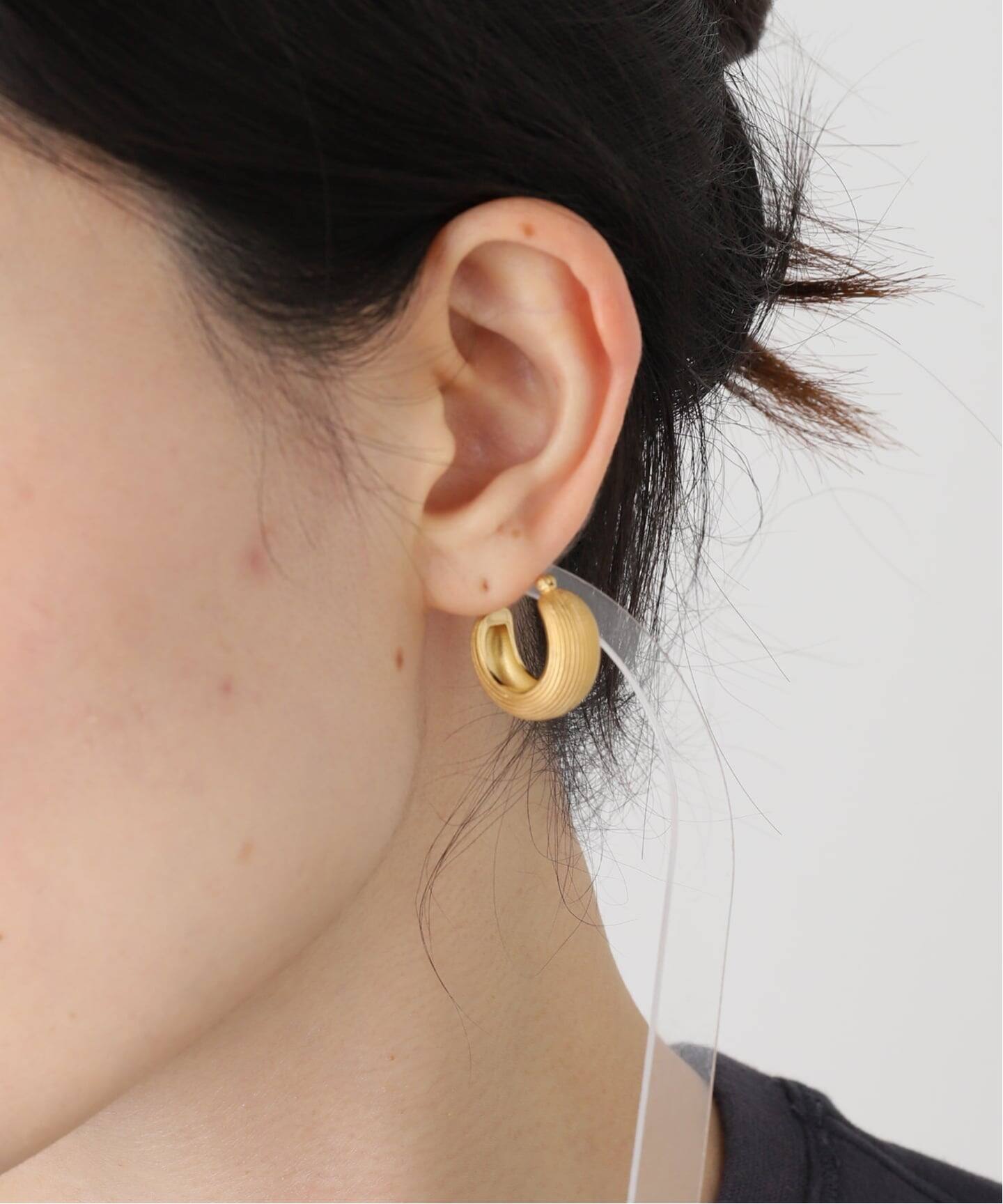 OCUCCI/オクチ hoop stripe pierce OJPE-2503（ピアス（両耳用