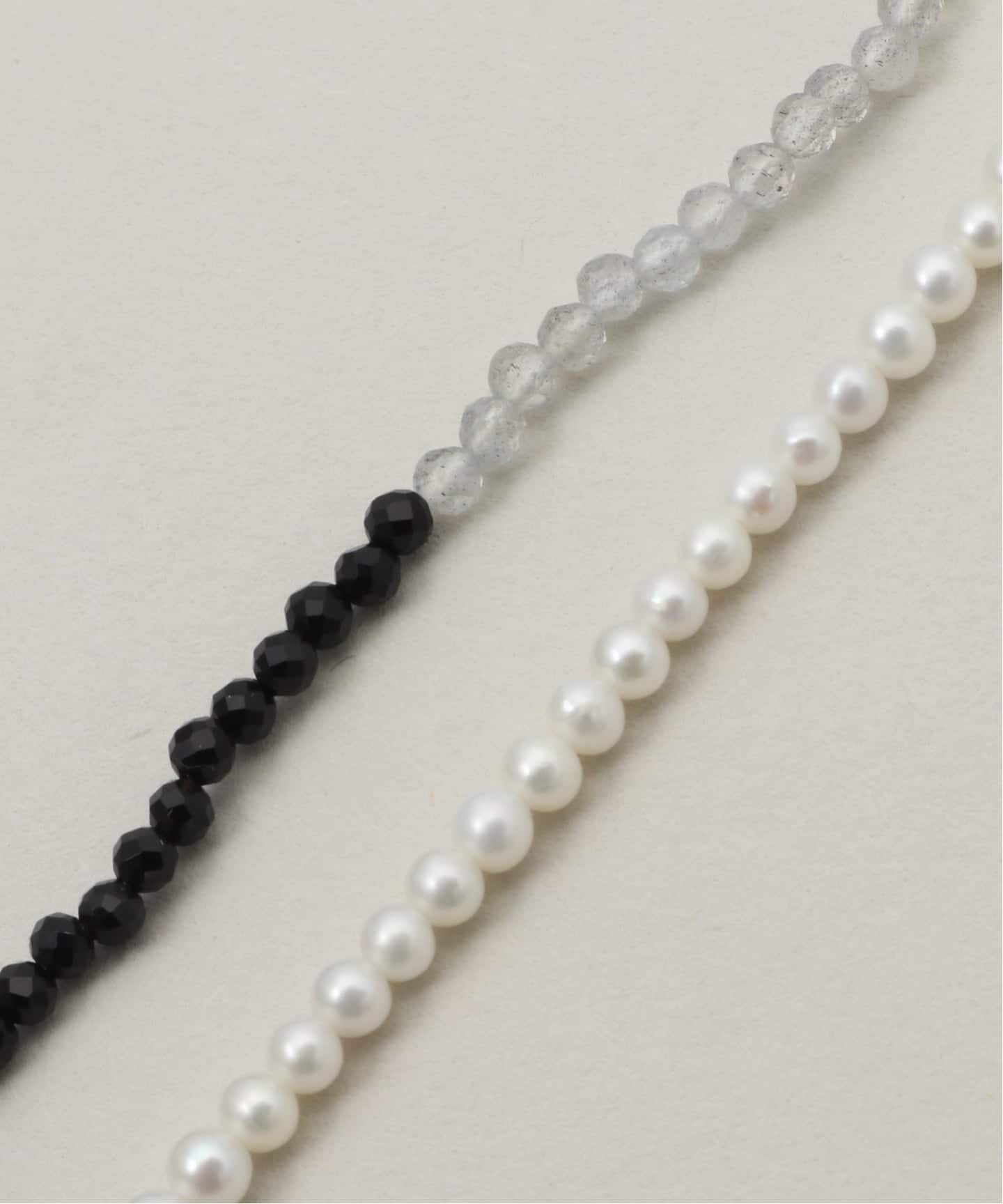 本日限定お値下げ★【新品未使用】ストーンズストーンズー　ネックレス STONES STONE ZOO ストーンズ ストーン ズー ネックレス pearl*onyx