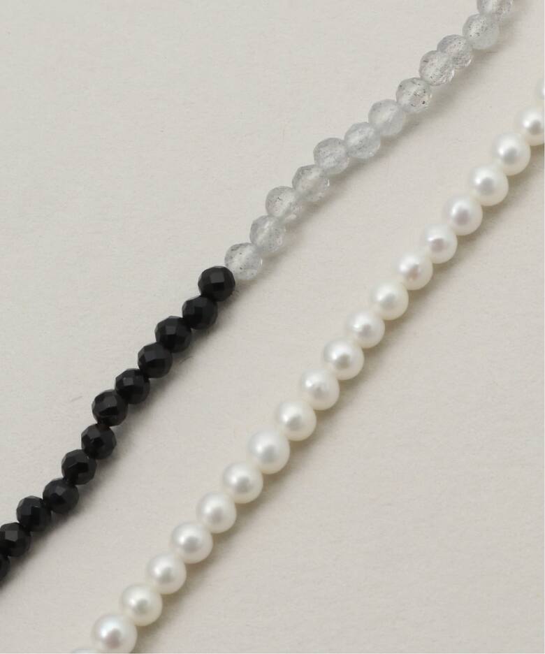 STONES STONE ZOO ストーンズ ストーン ズー ネックレス pearl*onyx 