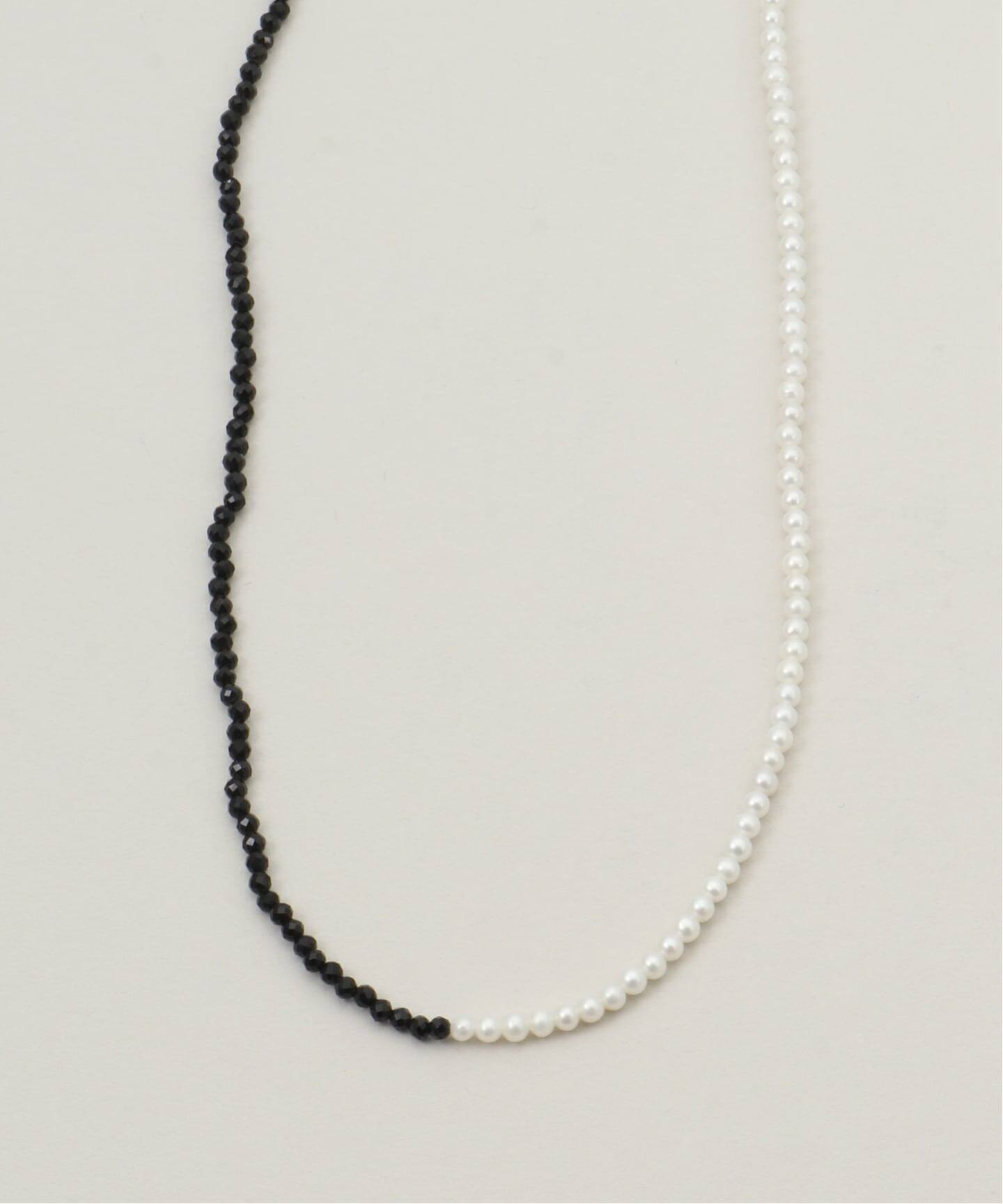 STONES STONE ZOO ストーンズ ストーン ズー ネックレス pearl*onyx 