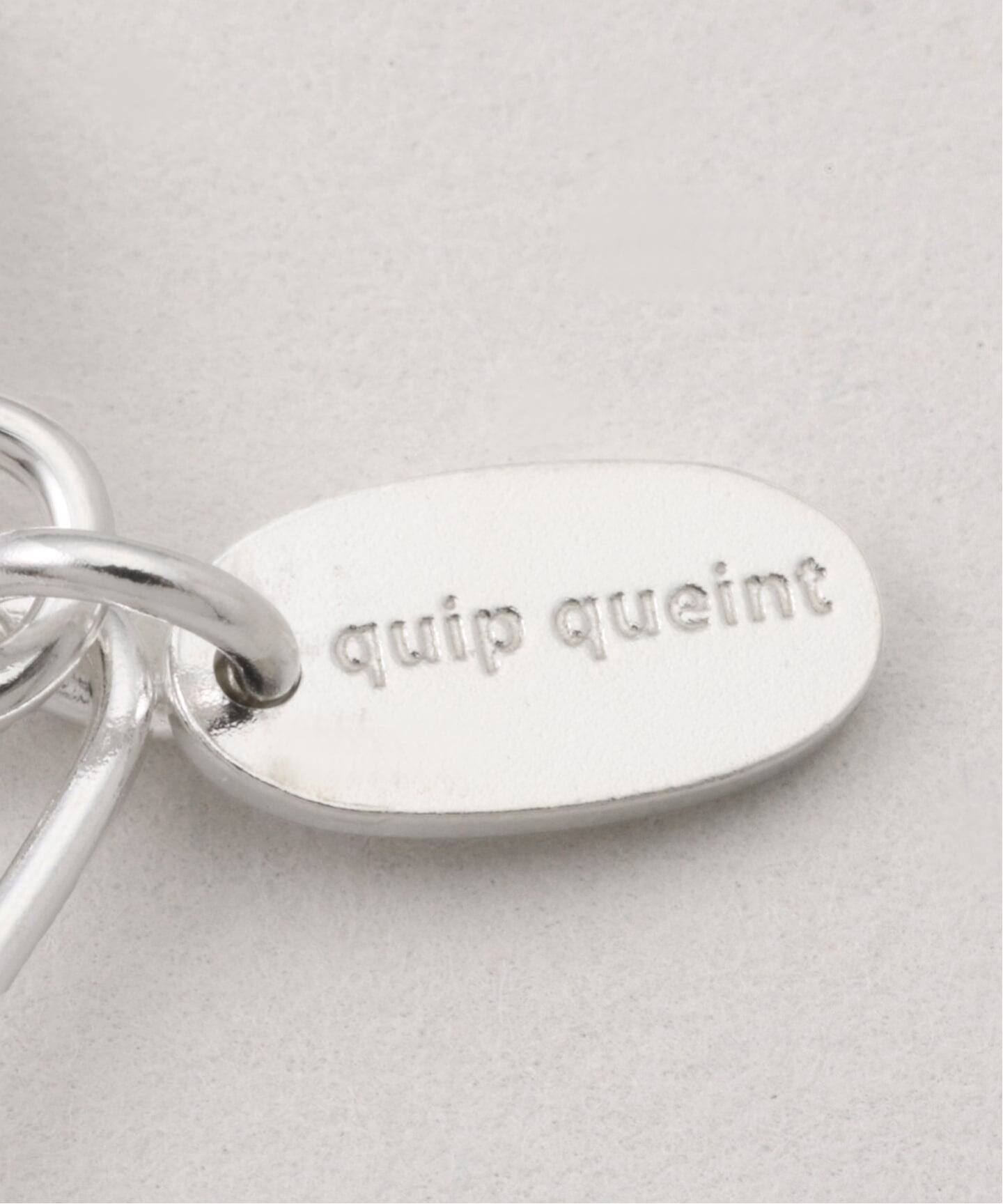 quip queint/クイップクエイント rectangle チェーンチョーカー QU038