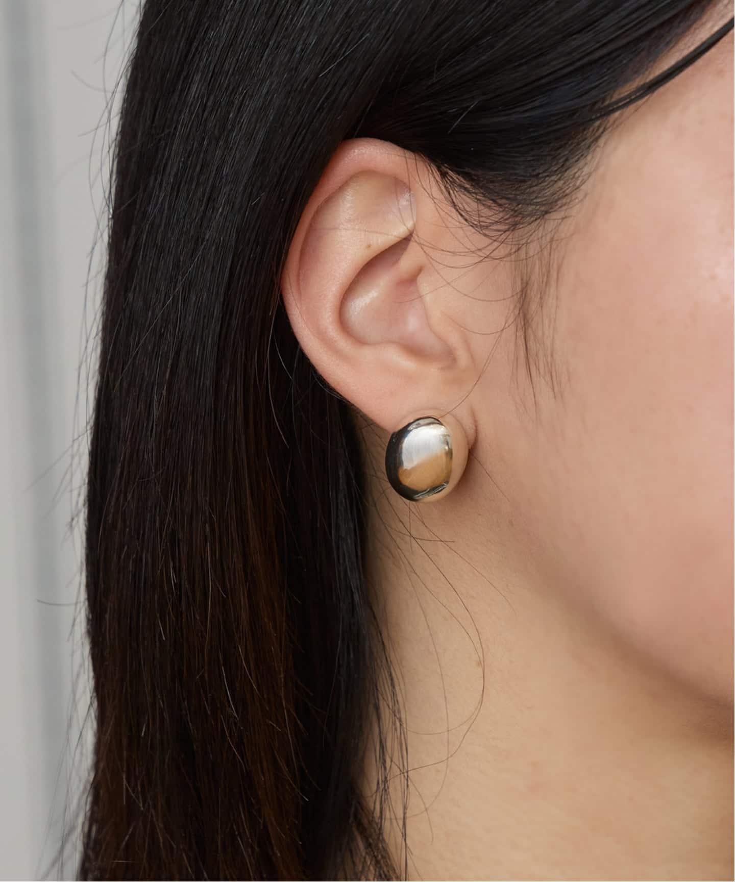 quip queint/クイップクエイント bowling studs oval ピアス QU032