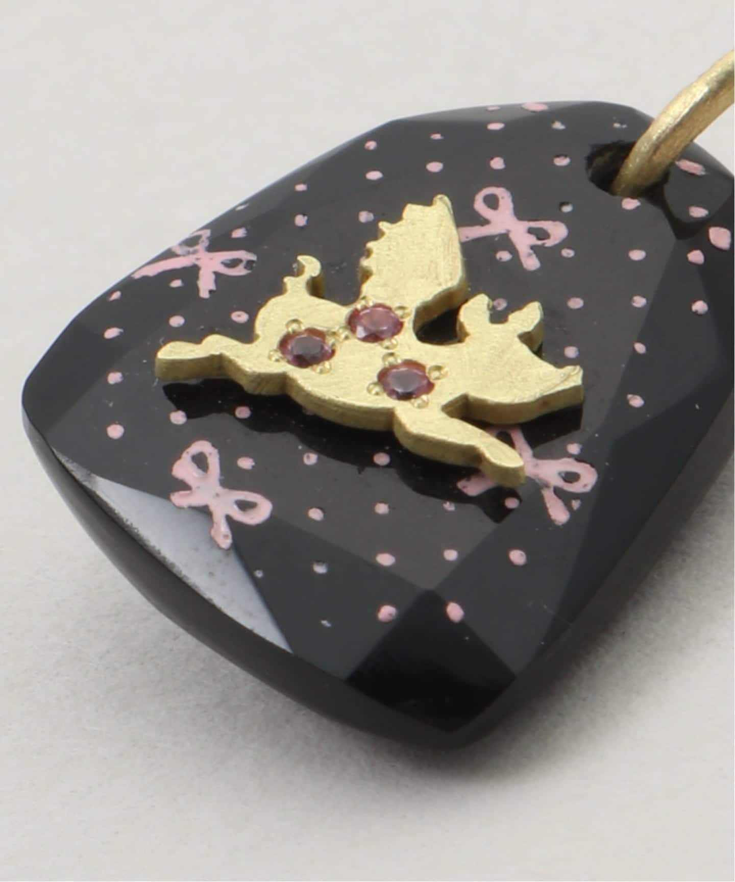 STONES STONE ZOO ストーンズ ストーン ズー TOP pig ribbon*onxy