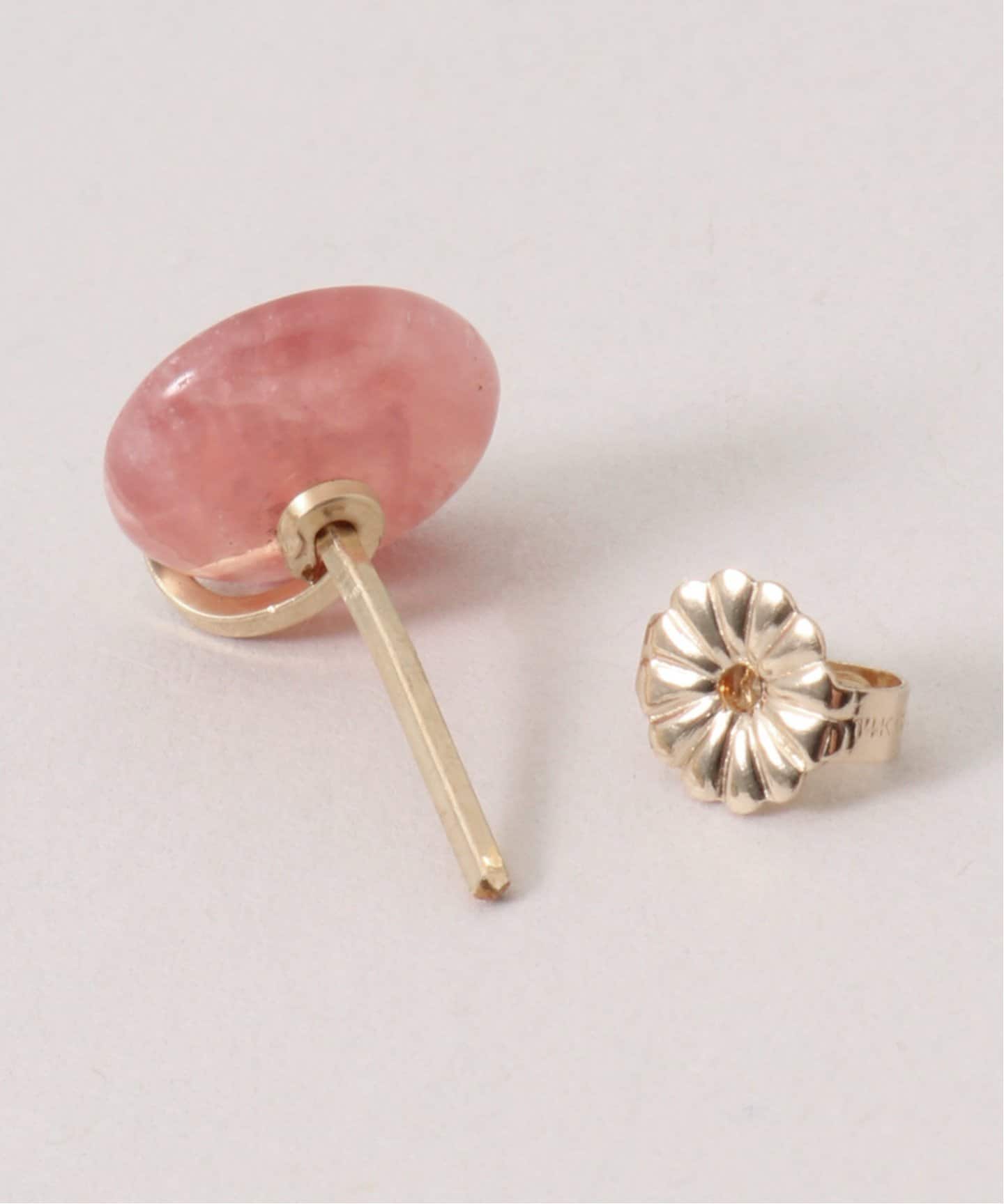 キャピタルKAPITAL　片耳ピアス HIROTAKA/ヒロタカ】Bird of P Square Hook Tiger Eye：ピアス