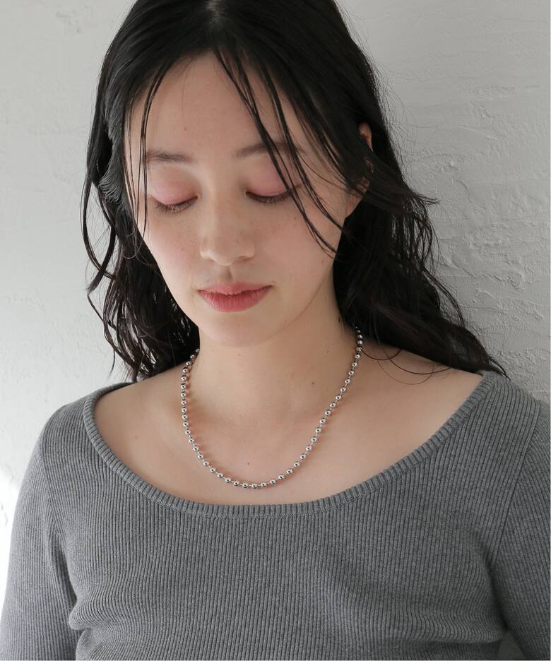 MARIHA / マリハ Silent Rain BALL チェーンネックレス 45 (シルバー 