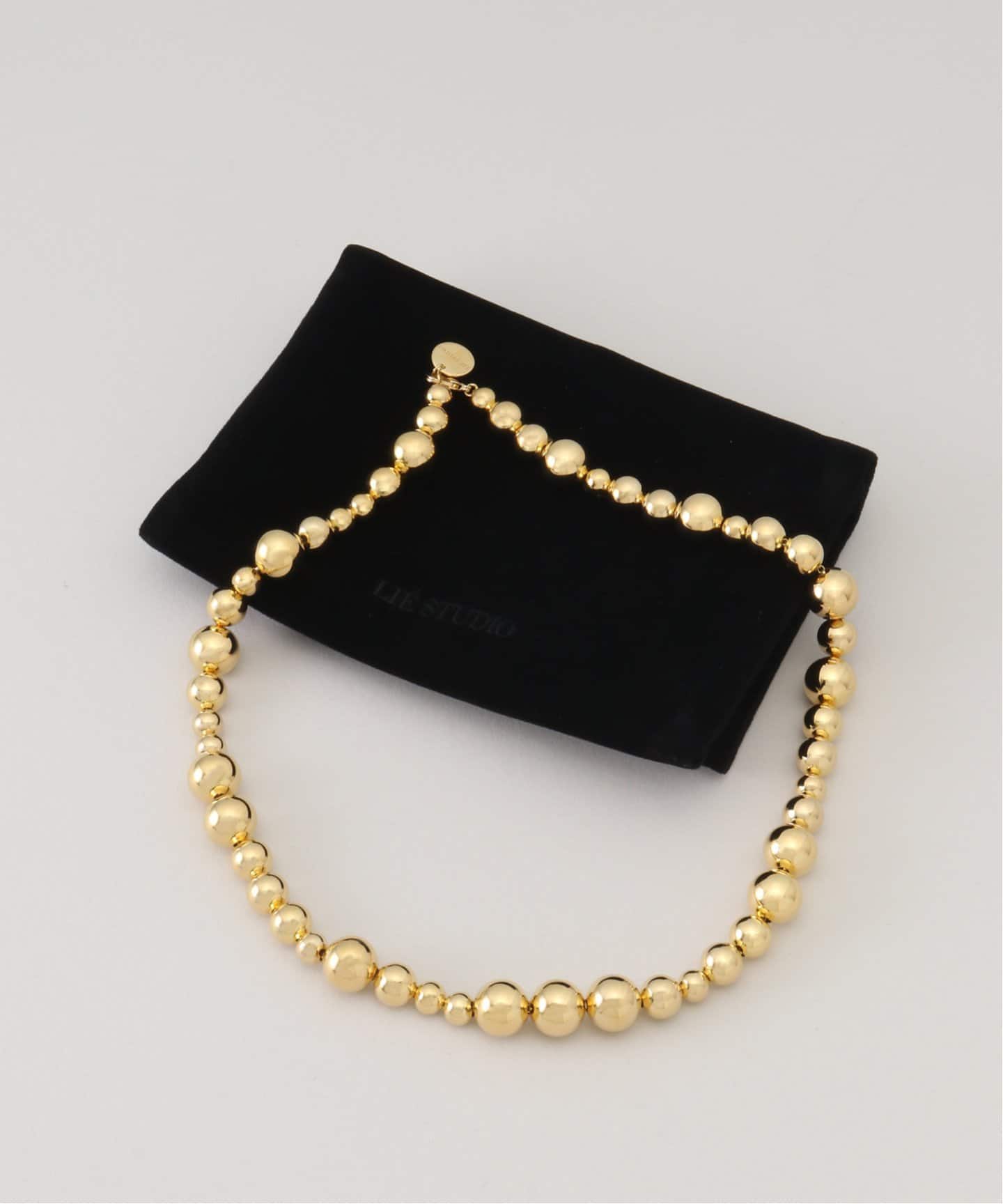 LIE STUDIO THE ELLY ボールチェーンネックレス ゴールド LIE STUDIO THE ELLY ボールチェーンネックレス（ネックレス