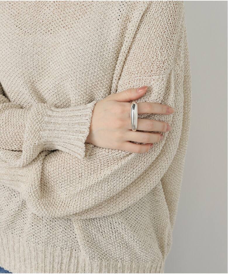ASAMIFUJIKAWA / アサミフジカワ Shell Thin Doubel Finger リング 