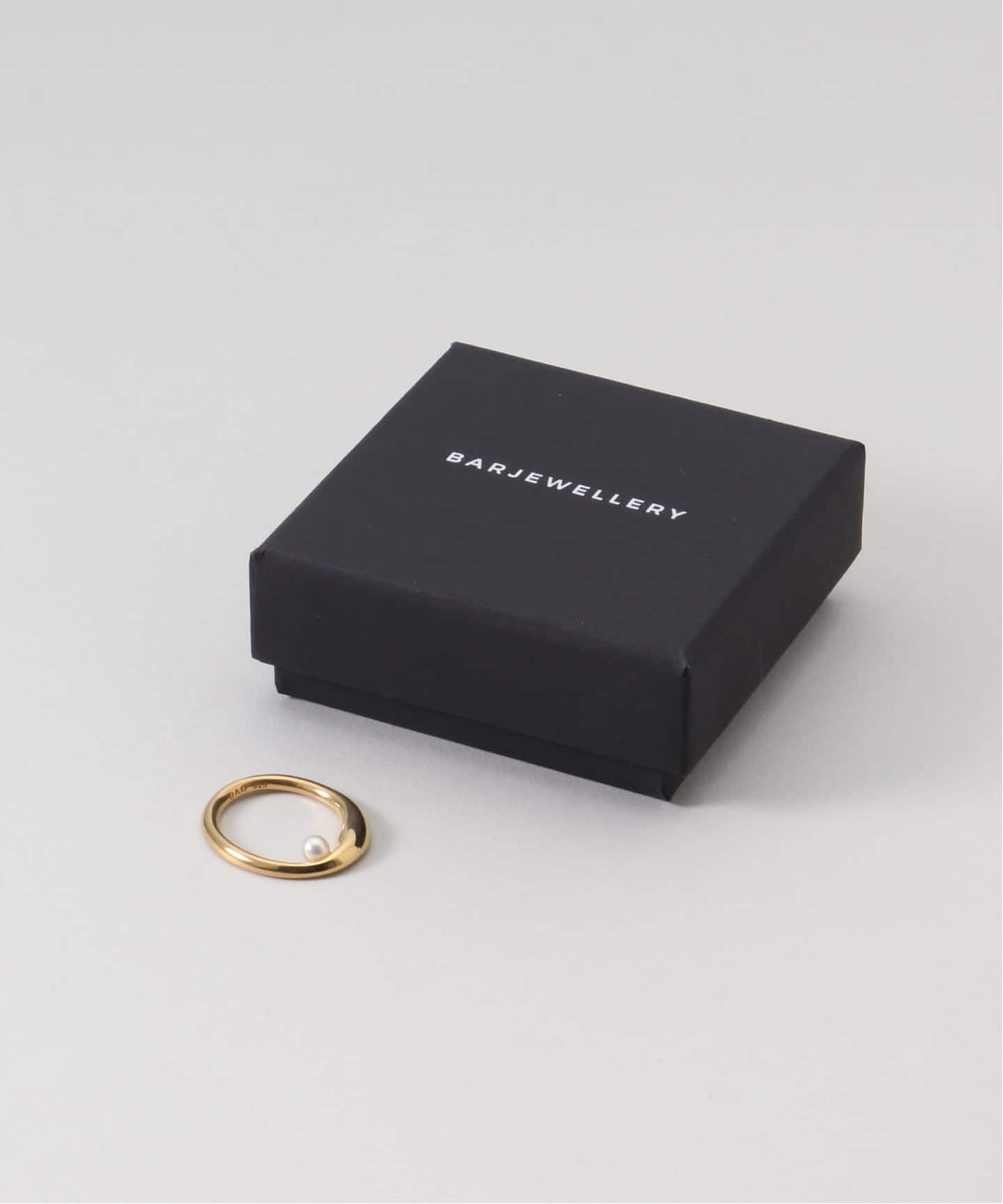 【未使用】BAR JEWELLERY ATTRAVERSO リング 13号 BAR Jewellery / バージュエリー ATTRAVERSO WITH PEARL リング