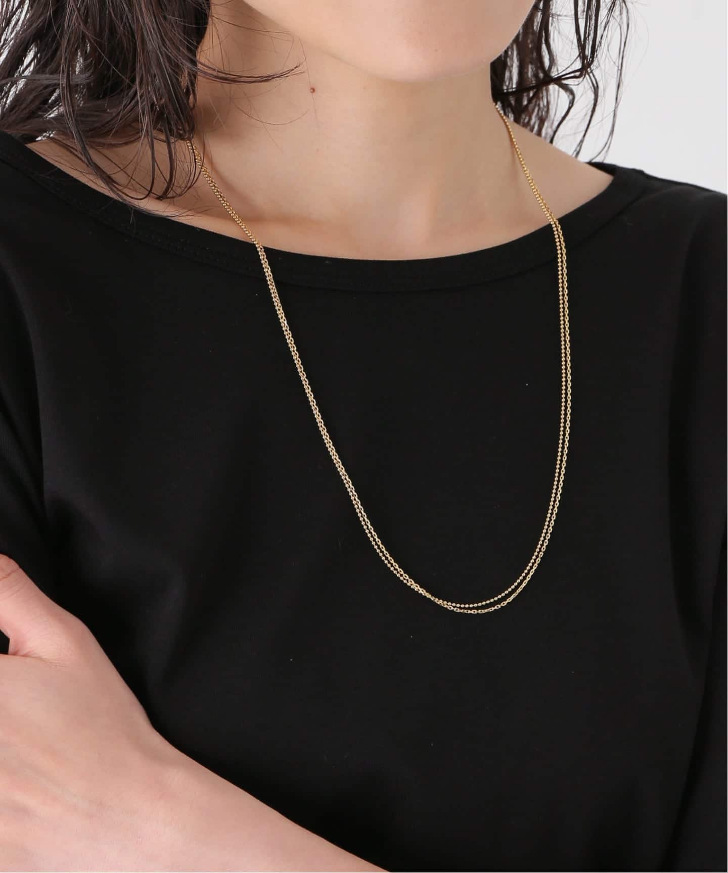 未使用 MARIHA 水ネックレス YG 120cm MARIHA(マリハ) 水 ネックレス イエローゴールド 120cm K18