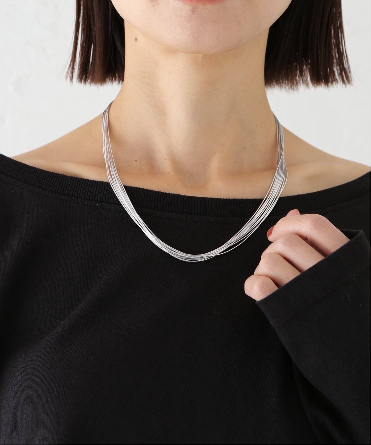 Native SilverStreams リキッドシルバーネックレス Native SilverStreams LIQUID SILVER 10ST 45cm ネックレス