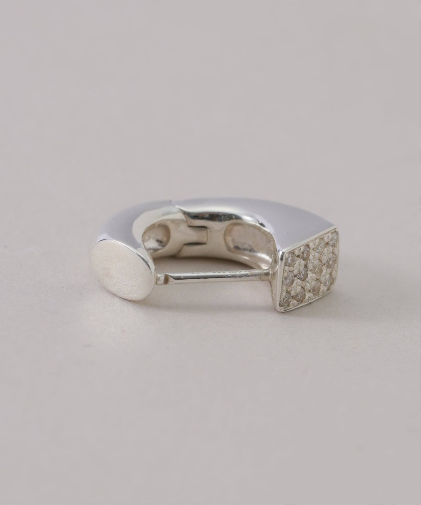 PLOW プラウ Calla Lily Pierces Diamond Silver PE2530081SDM