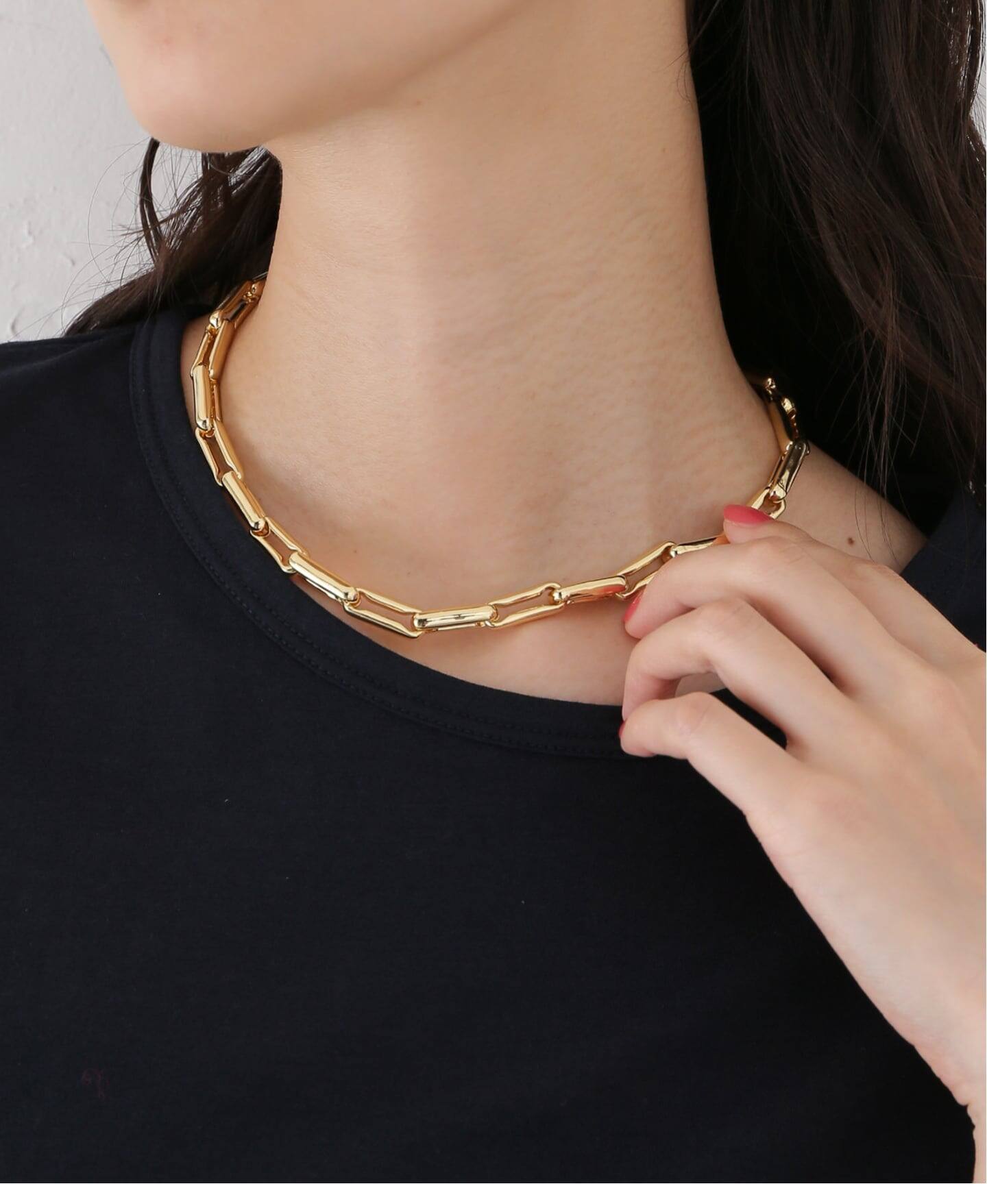 eliou エリウ CLAIRE ネックレス NSCLA704 ゴールド（ネックレス