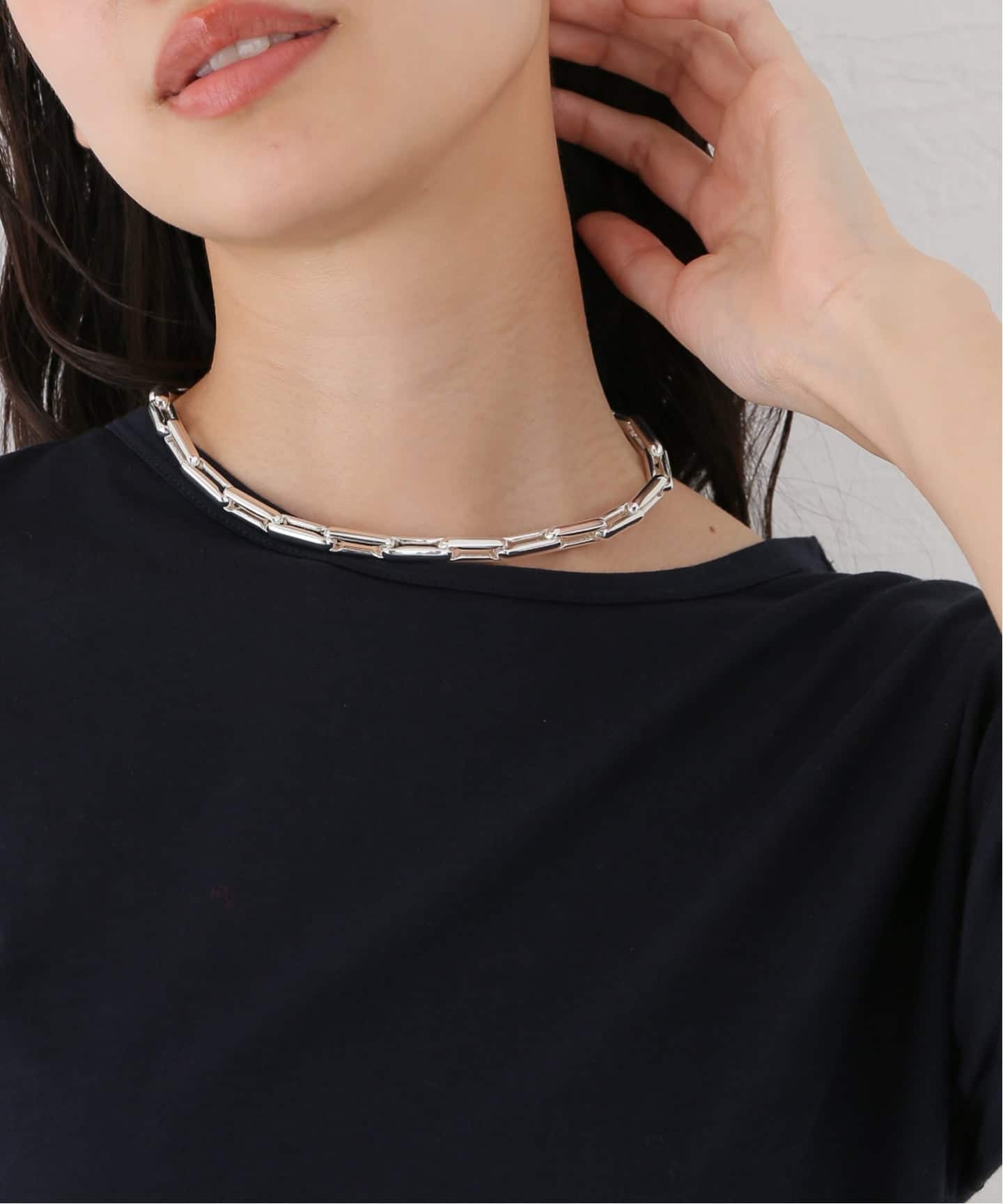 eliou エリウ CLAIRE ネックレス NSCLA704 シルバー（ネックレス