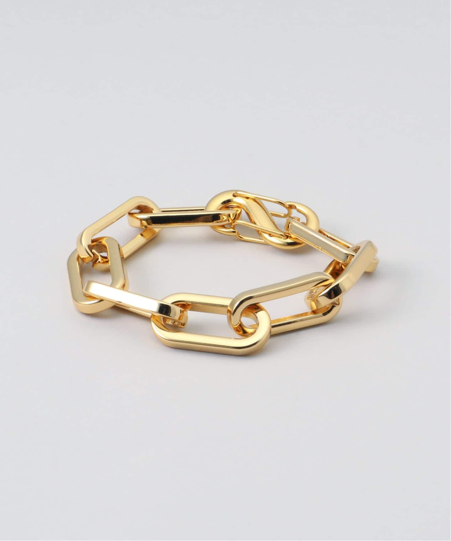 ゴールドリンクチェーンブレスレットeliou/エリウ eliou エリウ BRACELET ESLEG070 ゴールド（ブレスレット・バングル