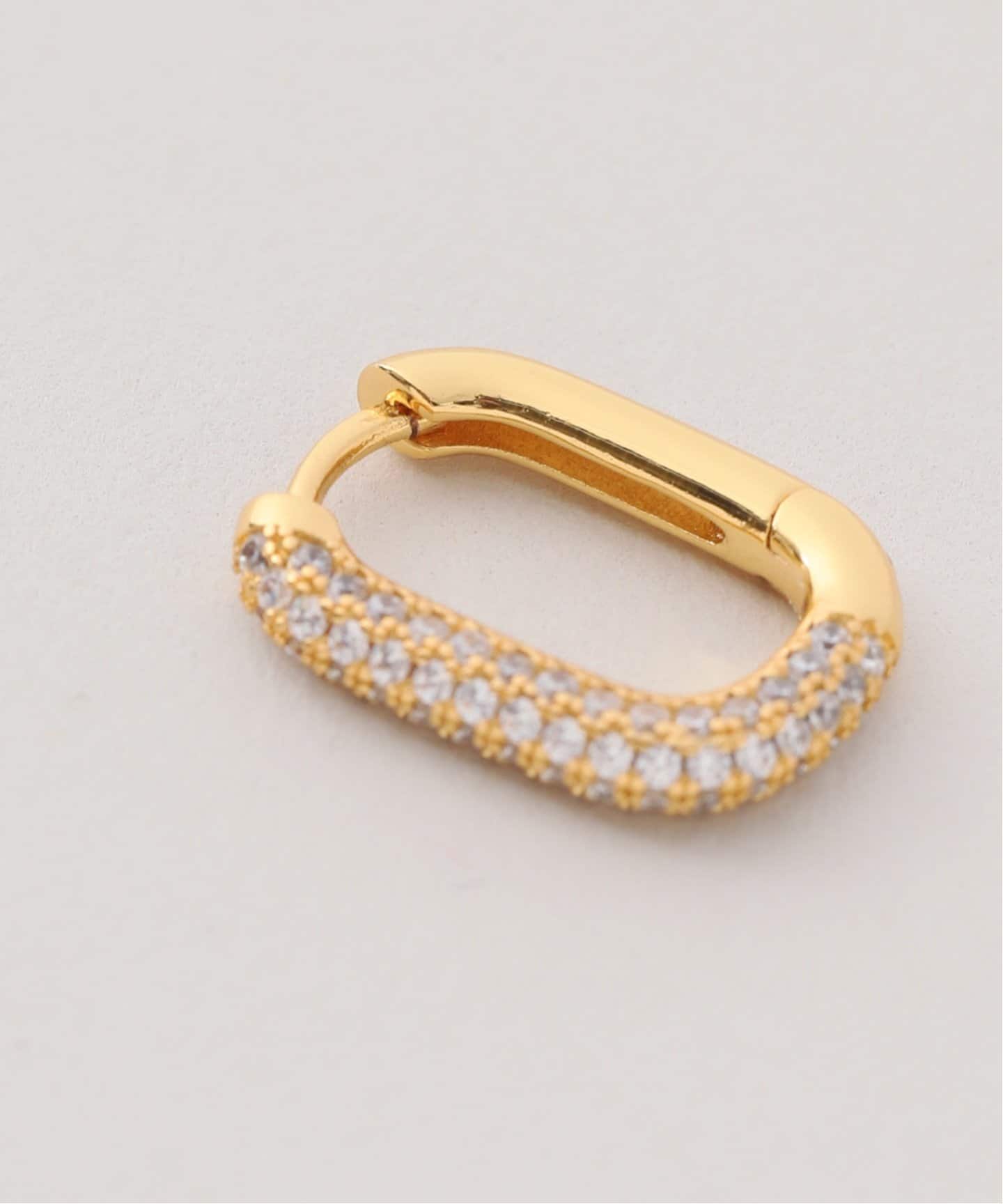 LUV AJ （ラヴエージェイ）THE PAVE CHAIN LINK HUGGIES（ピアス