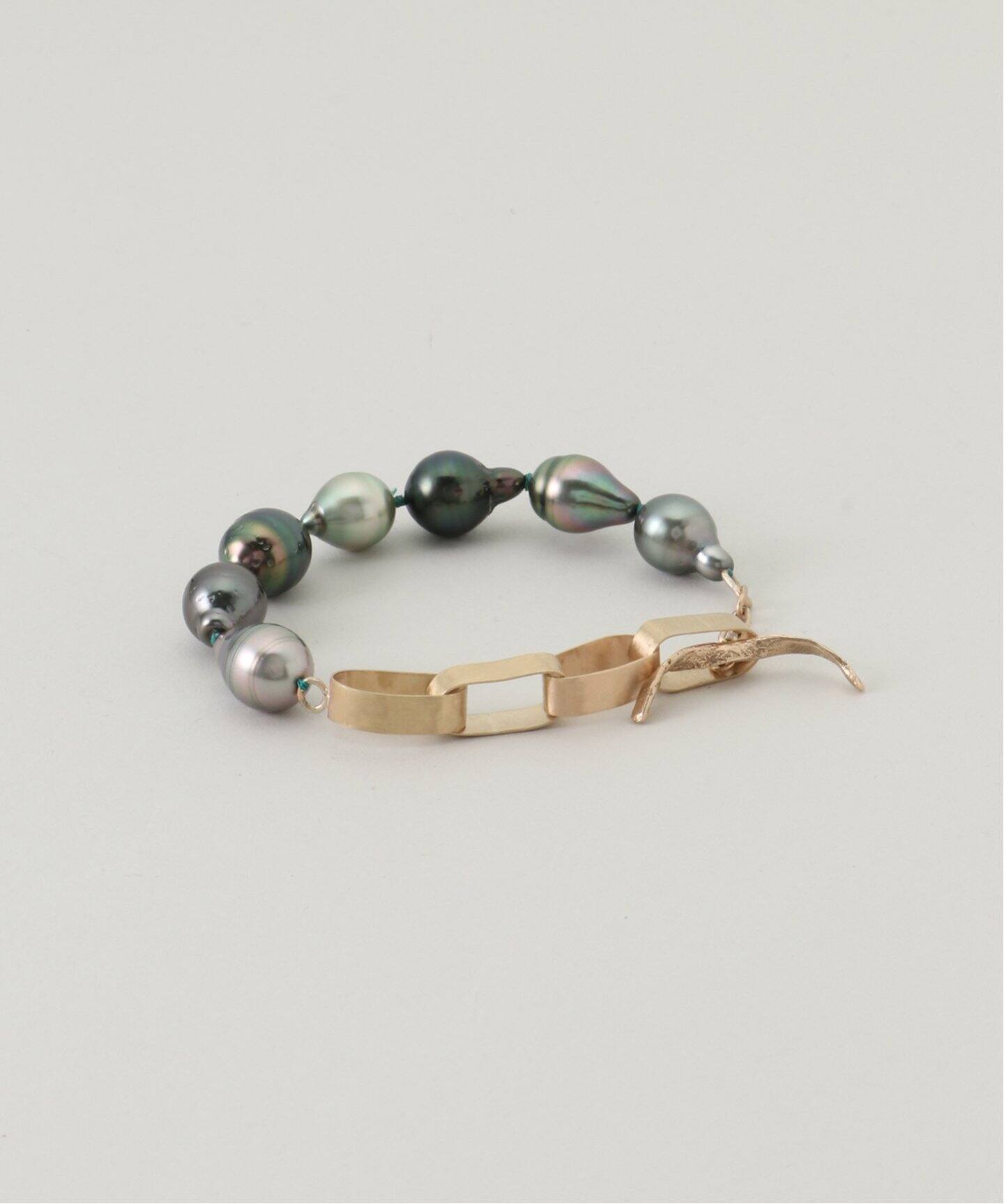 mariko tsuchiyama マリコ ツチヤマ Tahitian pearl Bracele 380030 