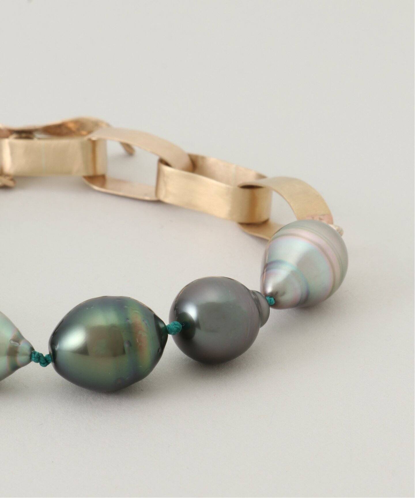 mariko tsuchiyama マリコ ツチヤマ Tahitian pearl Bracele 380030 