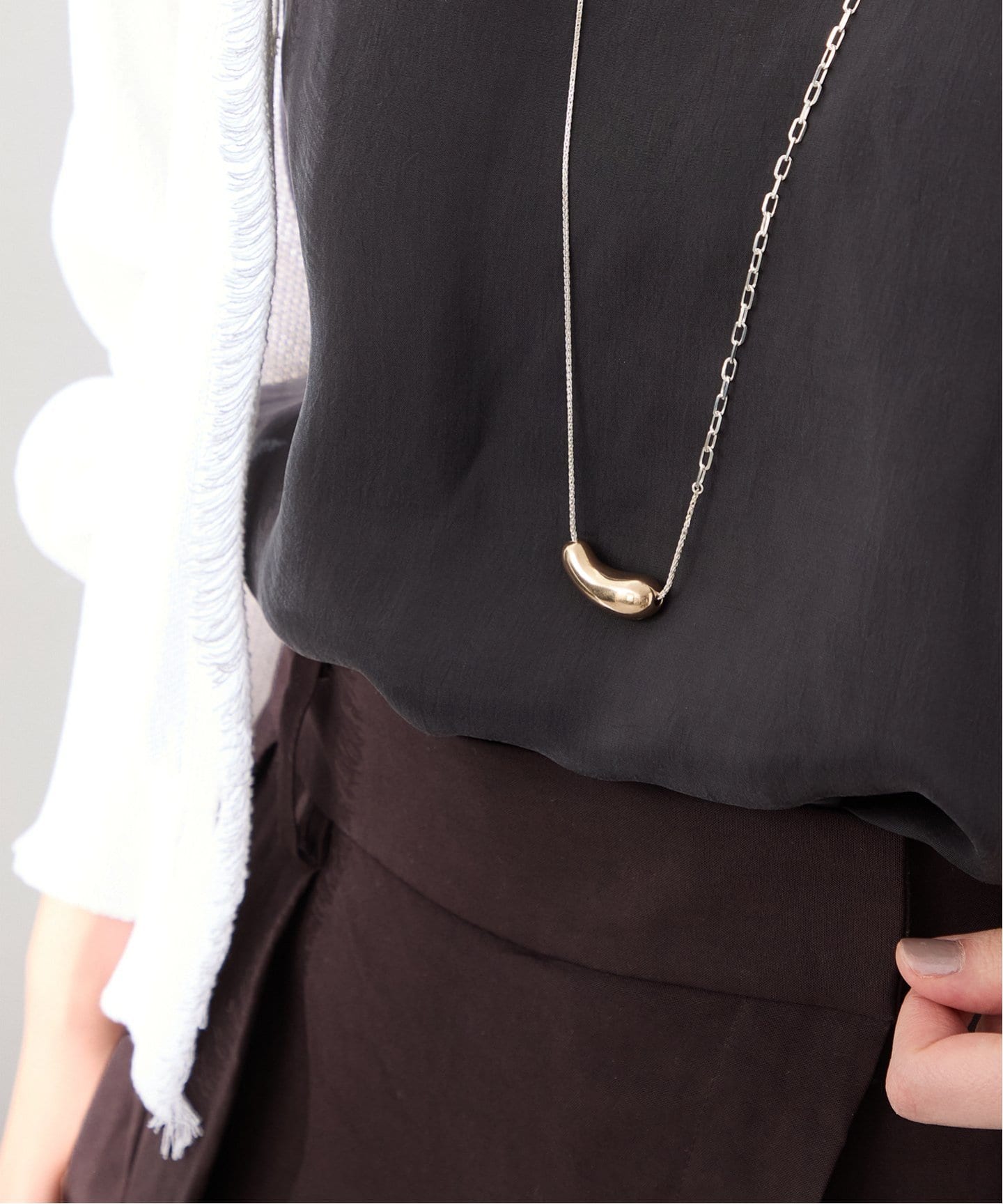Pinaf☆Bean necklace★韓国人気★ Bean necklace - Pinaf