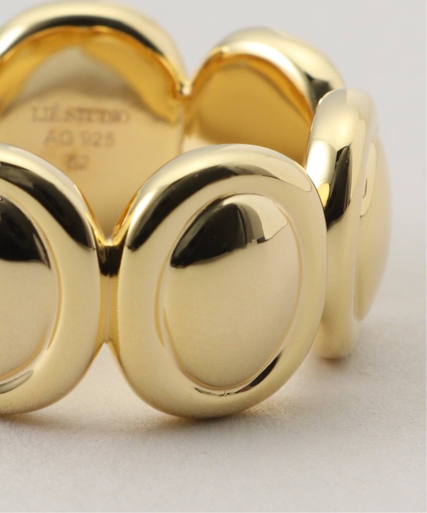 LIE STUDIO リエ スタジオ THE SASHA RING ゴールド（リング