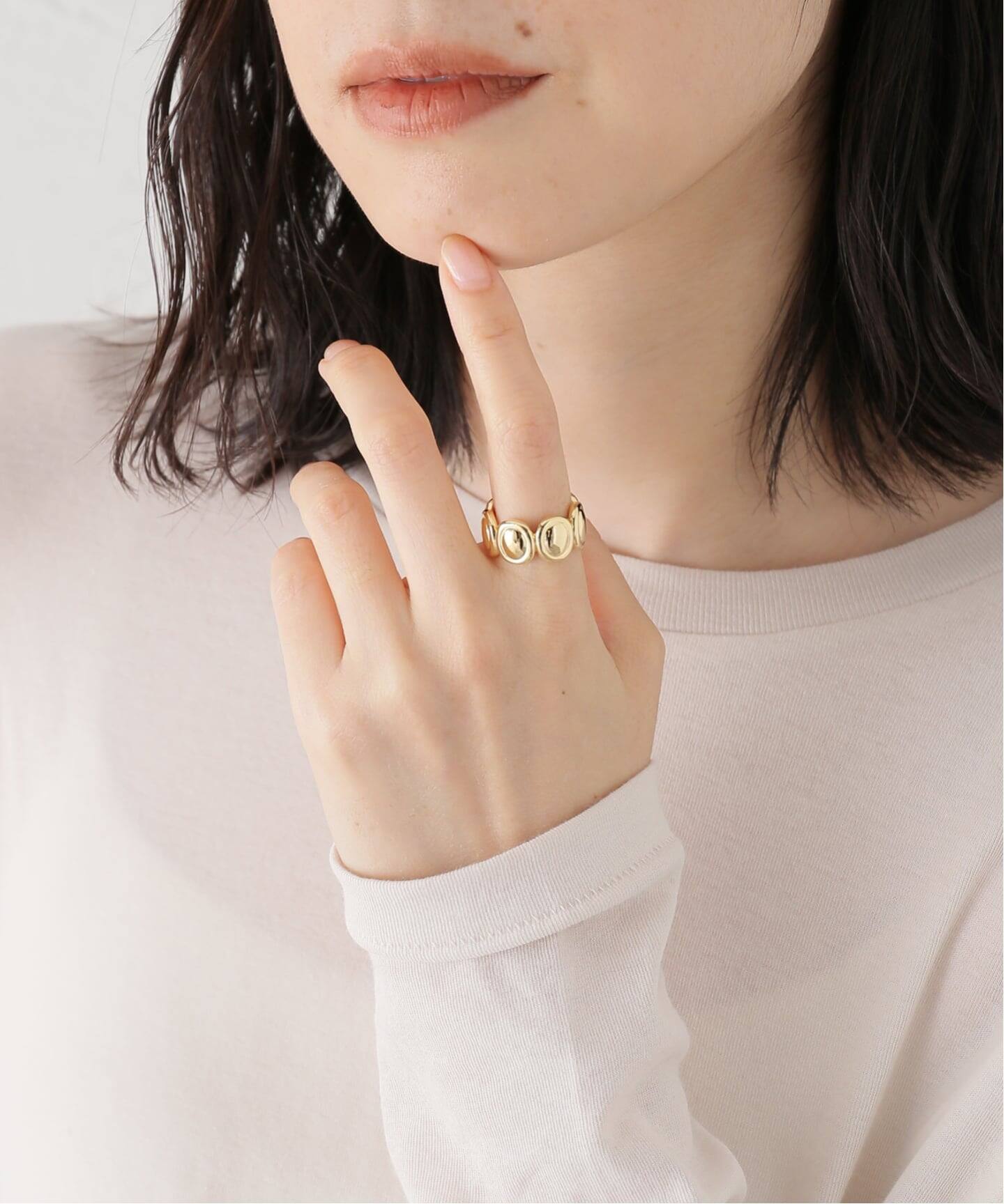 リエスタジオ　ゴールドリング LIE STUDIO リエ スタジオ THE SASHA RING ゴールド（リング