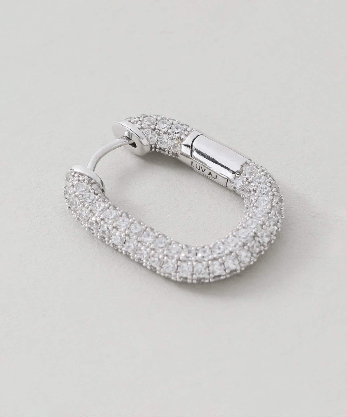 追加2予約》LUV AJ XL ラヴエージェイ XL PAVE CHAIN LINK HOOP