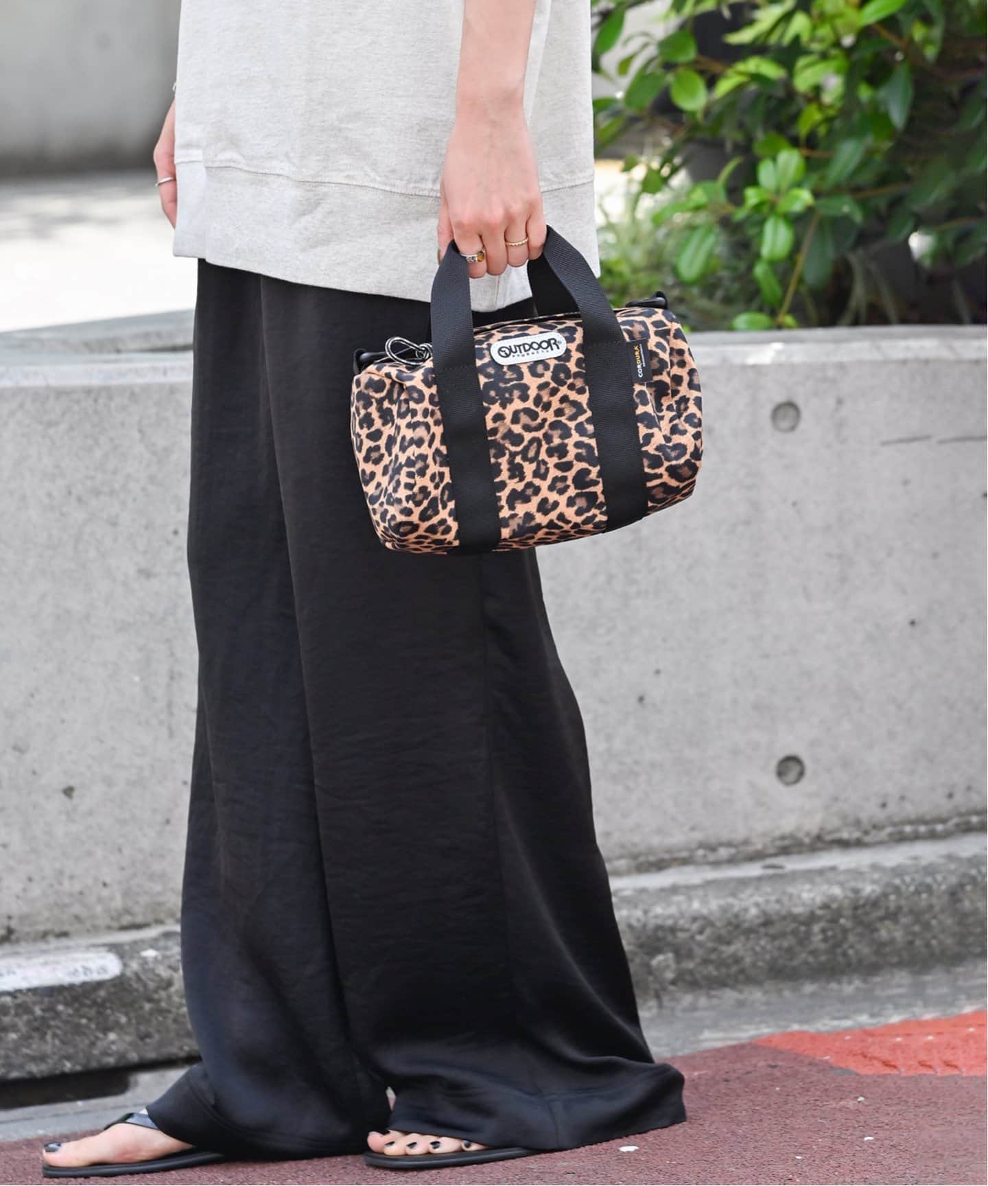 【新品】OUTDOOR PRODUCTS 別注 ROLL BOSTON 230 ROLL BOSTON SMALL ex LEOPARD（ショルダーバッグ