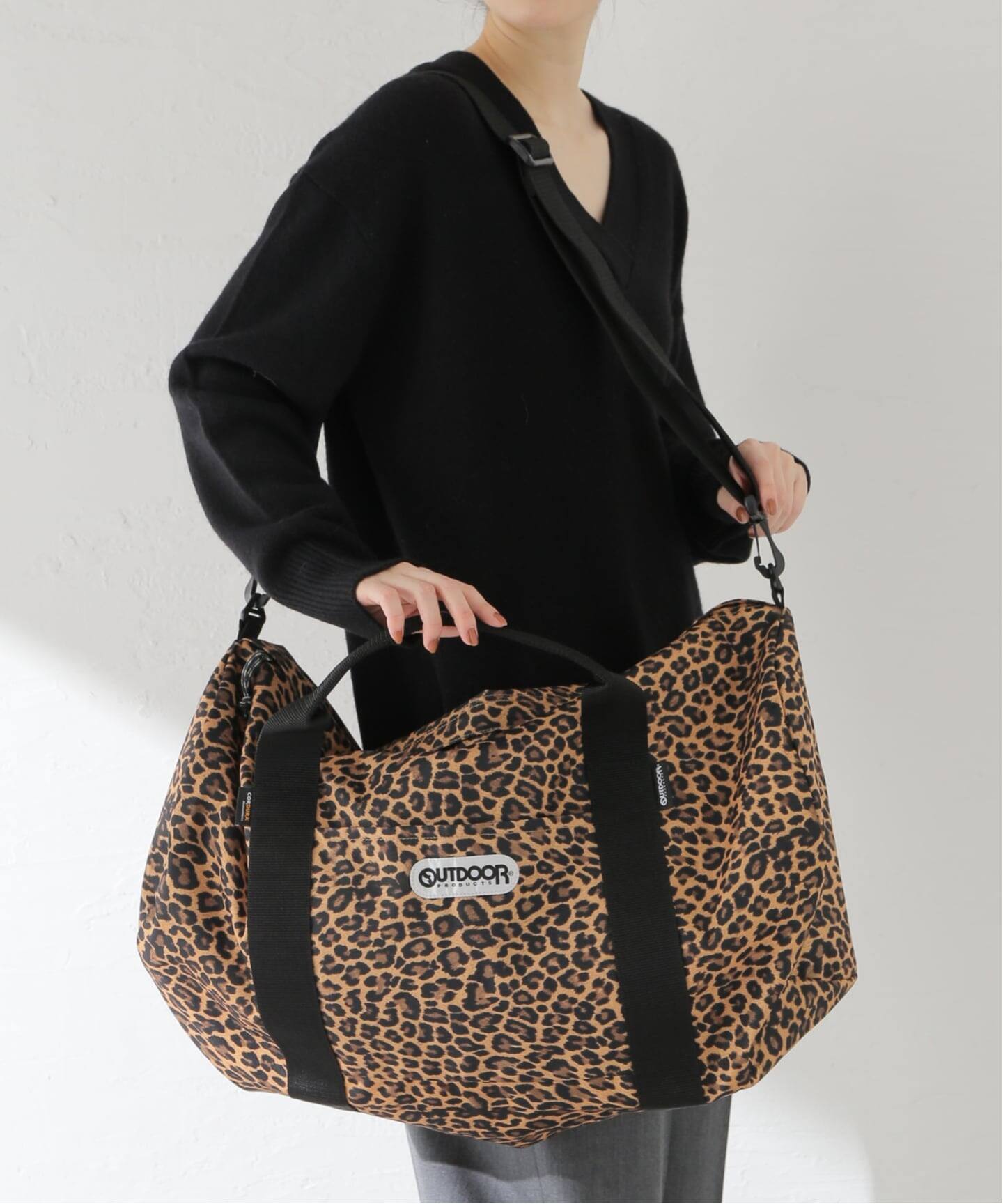 バッグ GLAD NEWS Leopard Far Bostonbag 232 ROLL BOSTON X-LARGE ex LEOPARD（ボストンバッグ）｜OUTDOOR