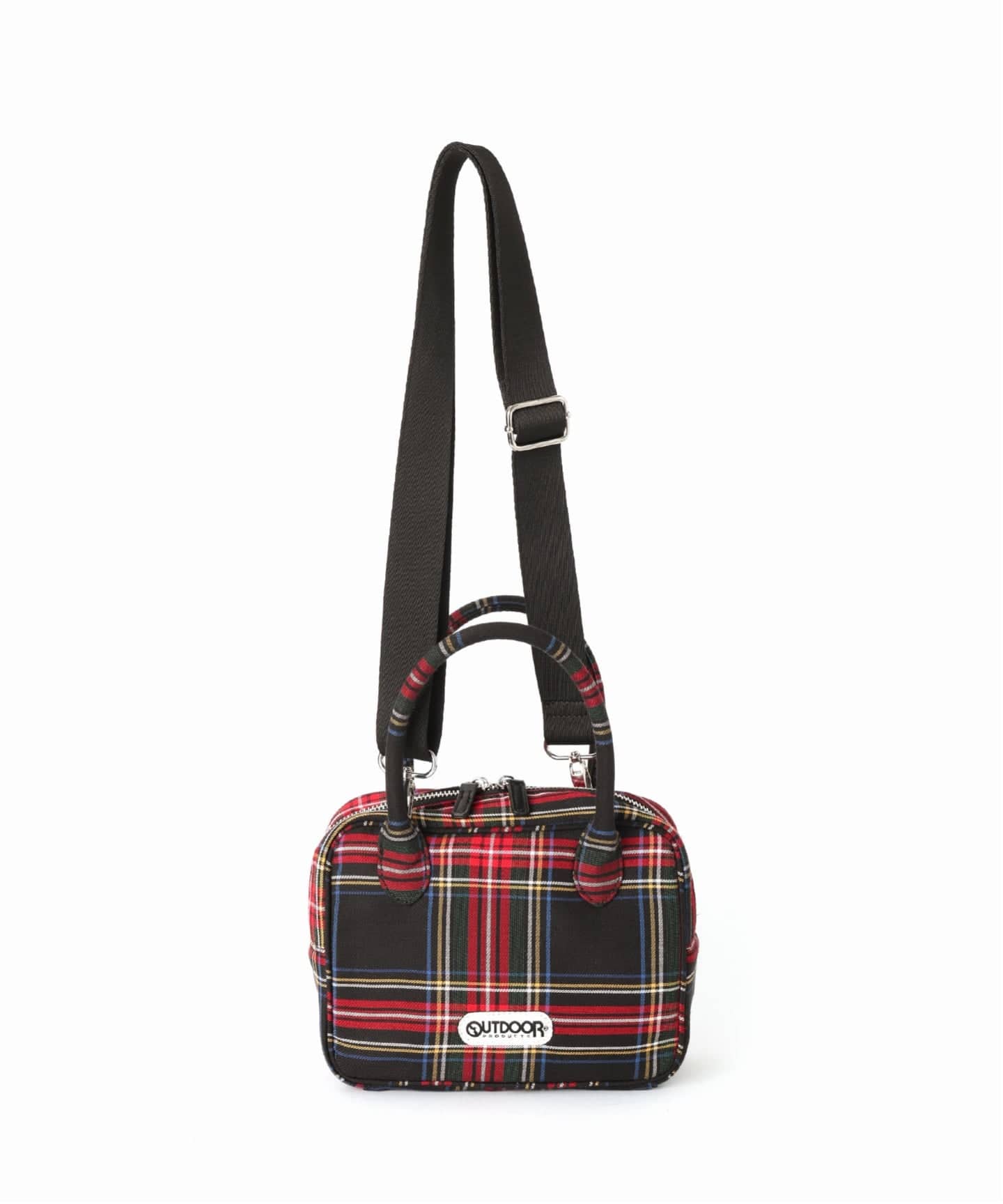 アウトドアプロダクツ 2way キューブバッグ チェック ショルダー／ハンド 2WAY CUBE BAG Plaid Pattern（ショルダーバッグ）｜OUTDOOR PRODUCTS