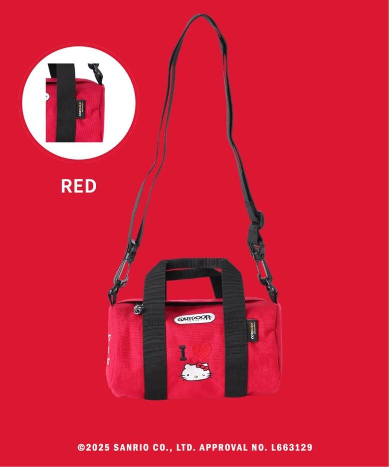 HELLO KITTY 別注 230 ROLLBOSTON SMALL（ショルダーバッグ）｜OUTDOOR 