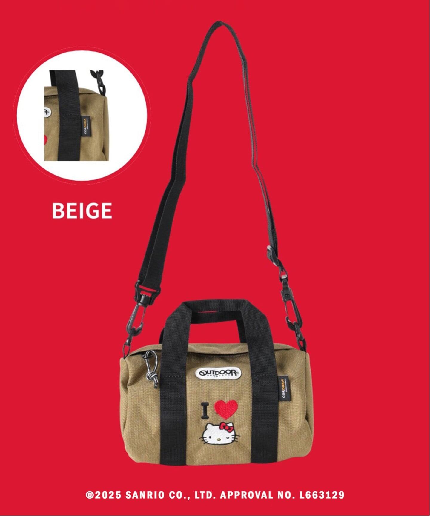 HELLO KITTY 別注 230 ROLLBOSTON SMALL（ショルダーバッグ）｜OUTDOOR 