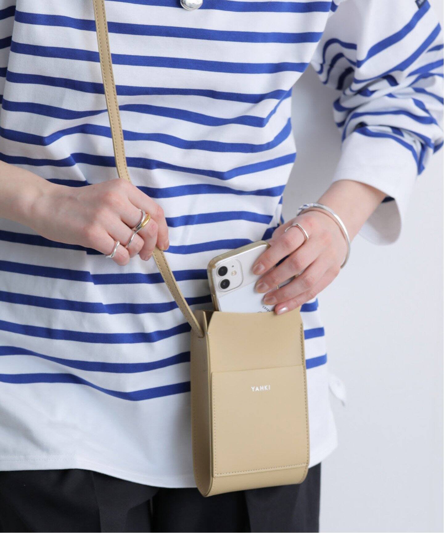 YAHKI VEGAN LEATHER CROSS BODY BAG YH-588V（ショルダーバッグ