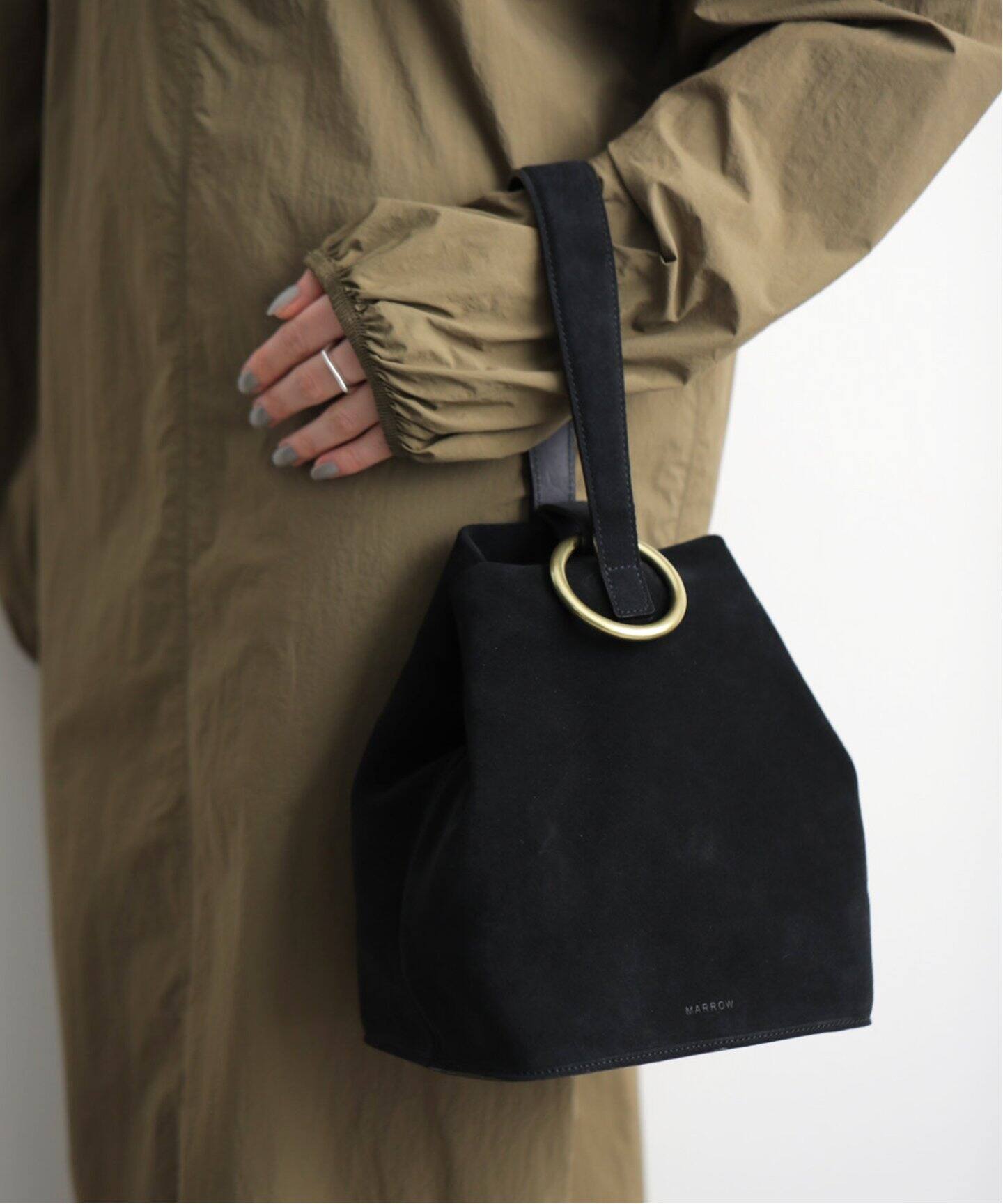 MARROW VELOUR RING HANDLE（ハンドバッグ）｜BOICE FROM BAYCREW