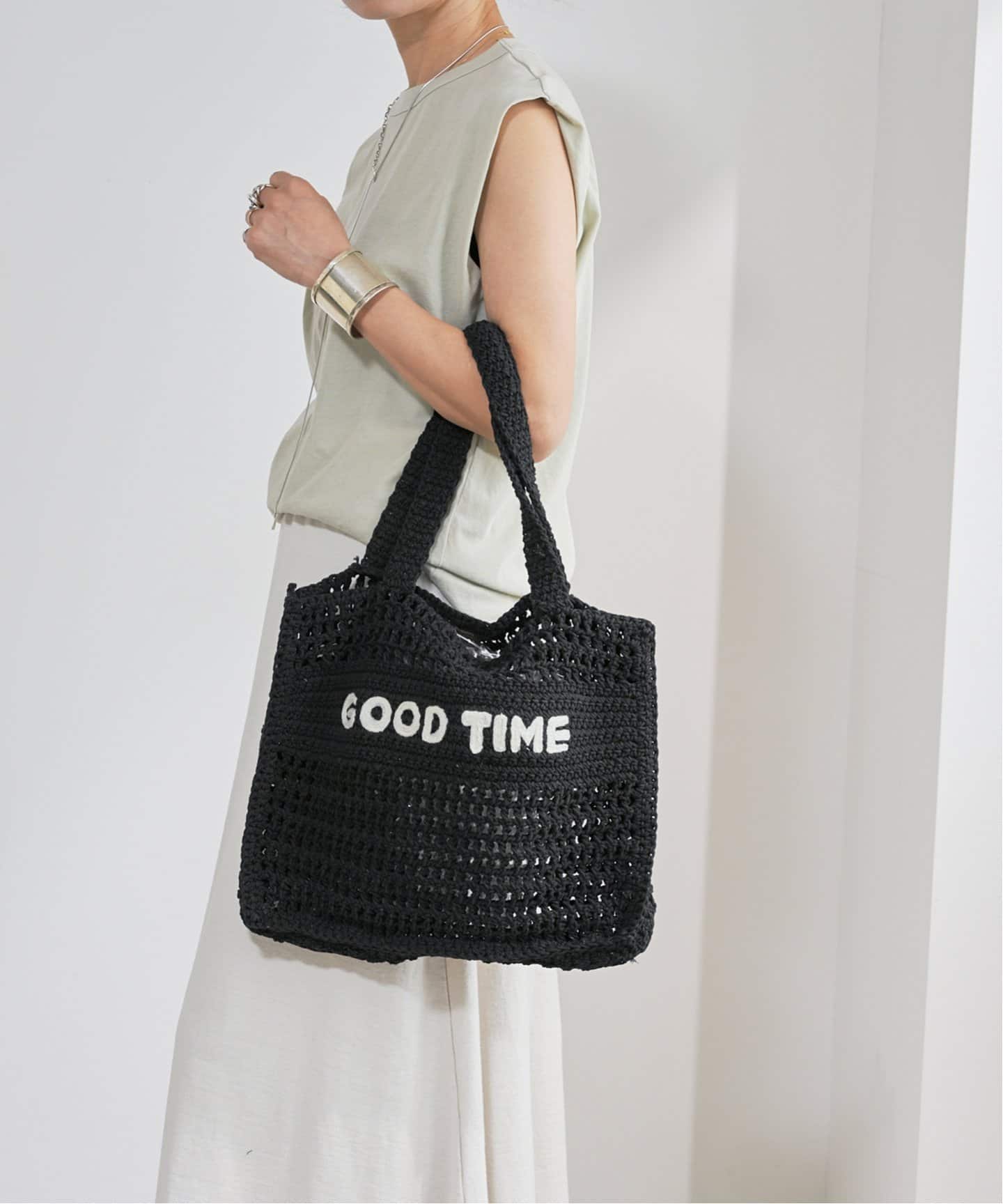 新品 The ニットステッチトートバッグ（トートバッグ Bagmati バッグ