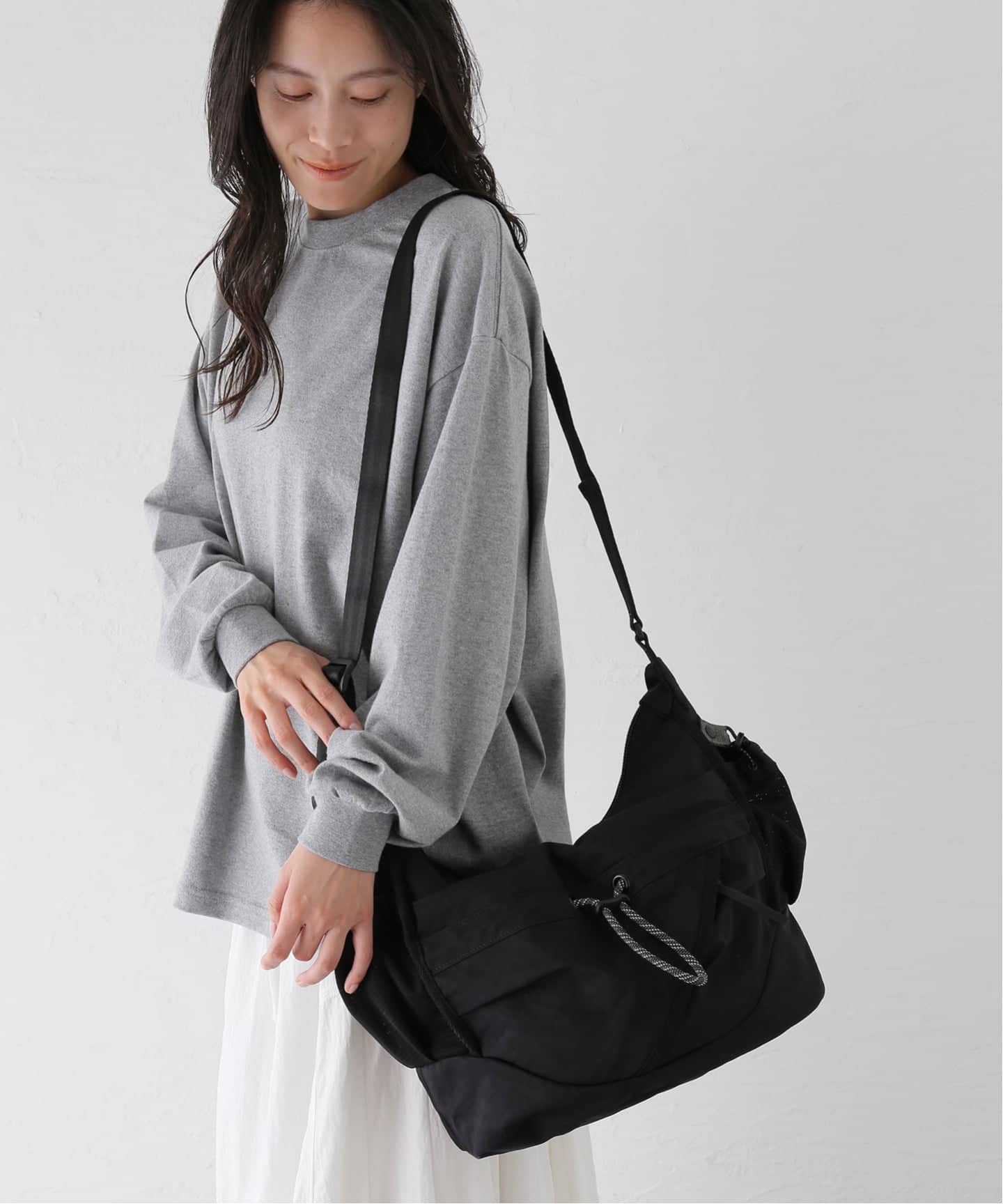 F/CE TEXTURED TWILL 2 WAY SHOULDER TOTE（ショルダーバッグ）｜BOICE