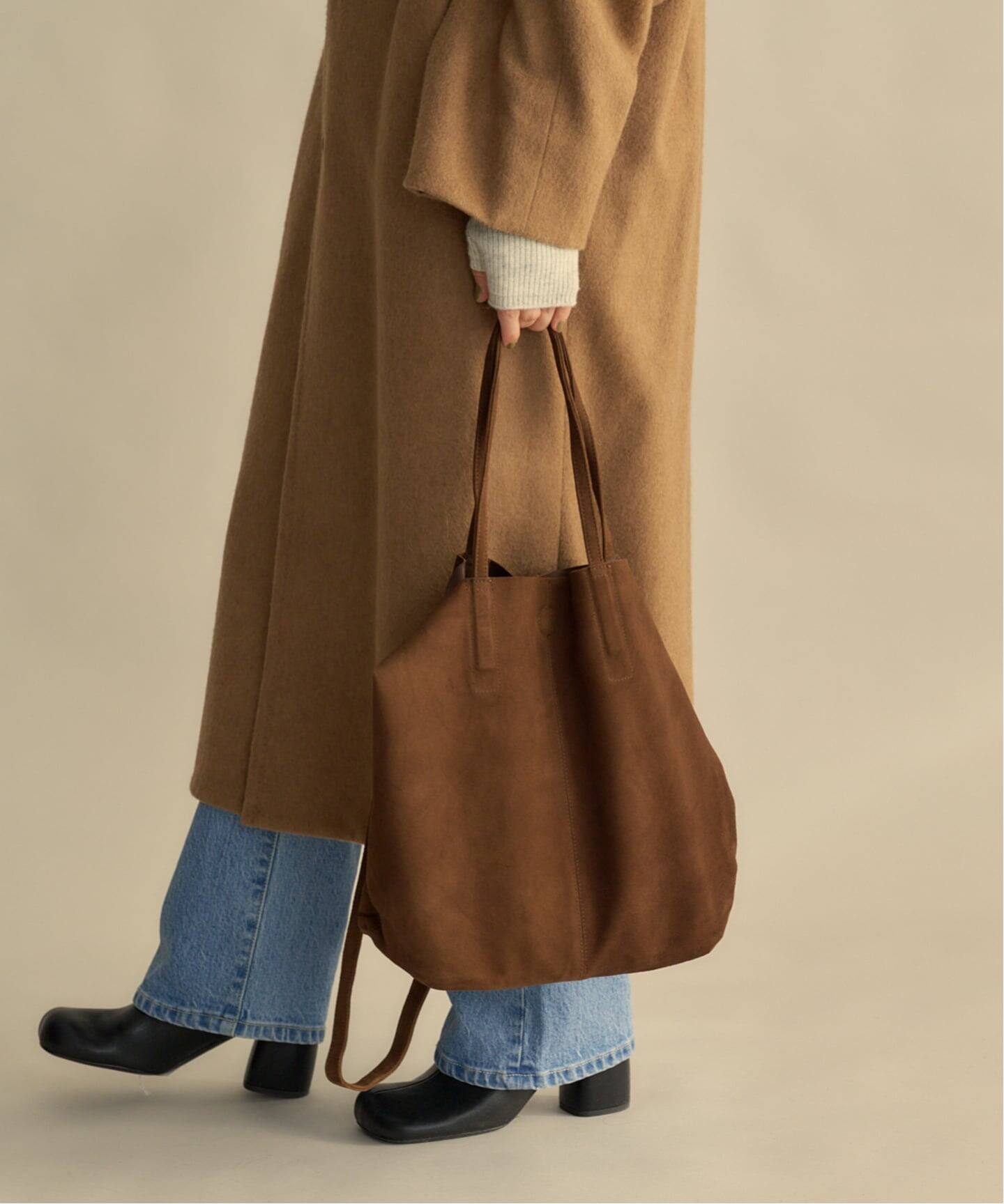 MORPHEE 3WAY MEDIUM TOTE SHORT（SUEDE）（ショルダーバッグ）｜BOICE