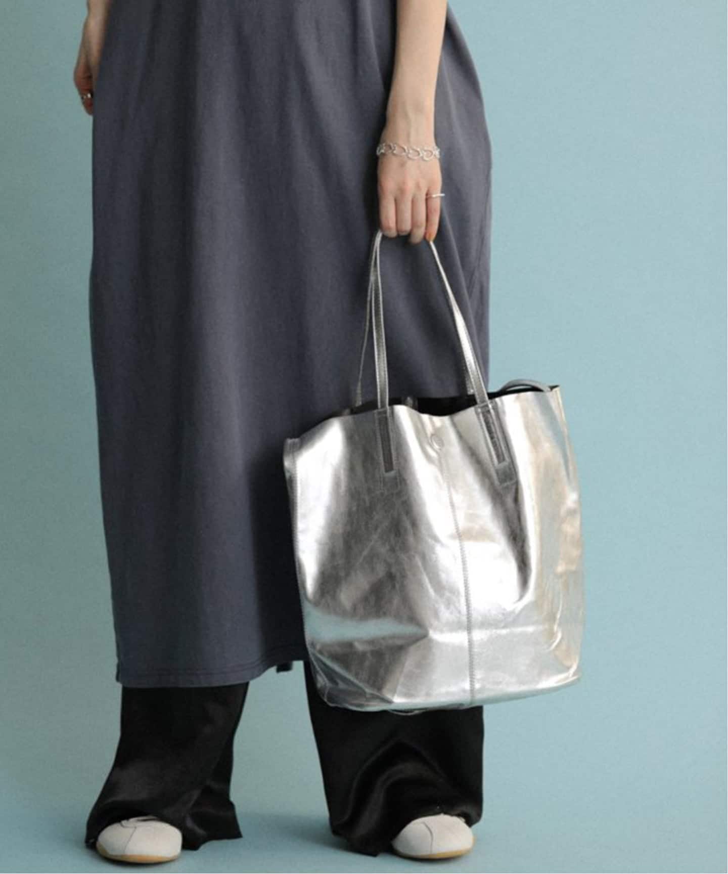 Morphee 3WAY MEDIUM TOTE シルバー ショート MORPHEE 3WAY MEDIUM TOTE SHORT（ショルダーバッグ）｜BOICE