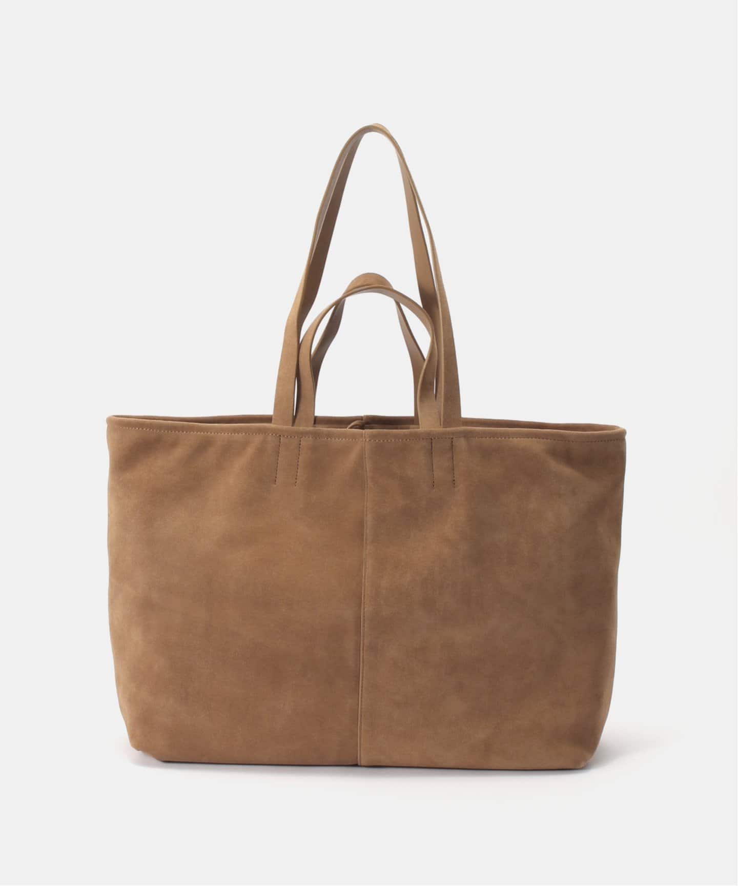 スウェードビッグトートバッグ　ブラウン ETRE TOKYO - スウェードビッグトートバッグ - BROWN | ADDICT