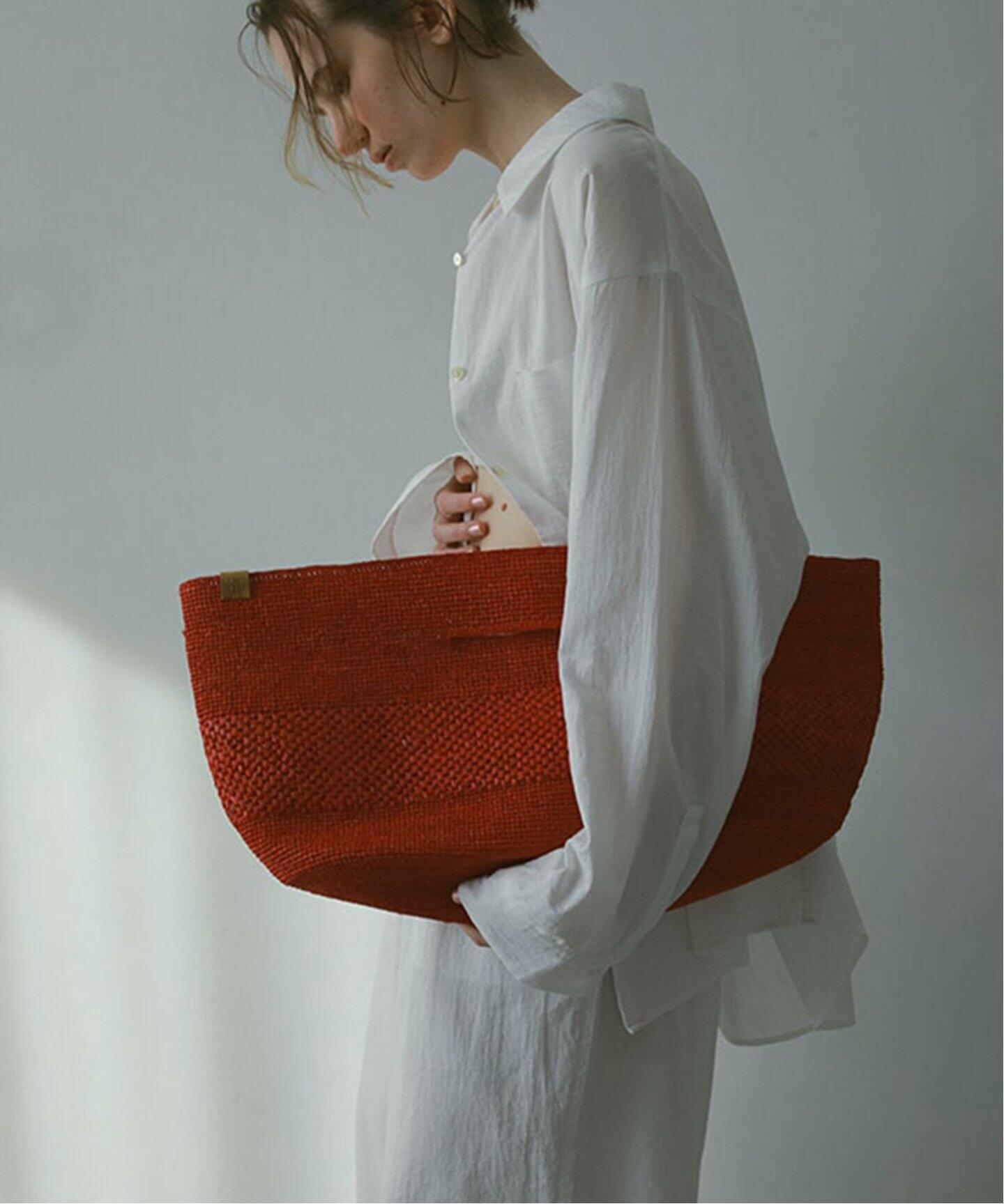 ETRE TOKYO ランドスケープラフィアバッグ（かごバッグ）｜BOICE FROM  