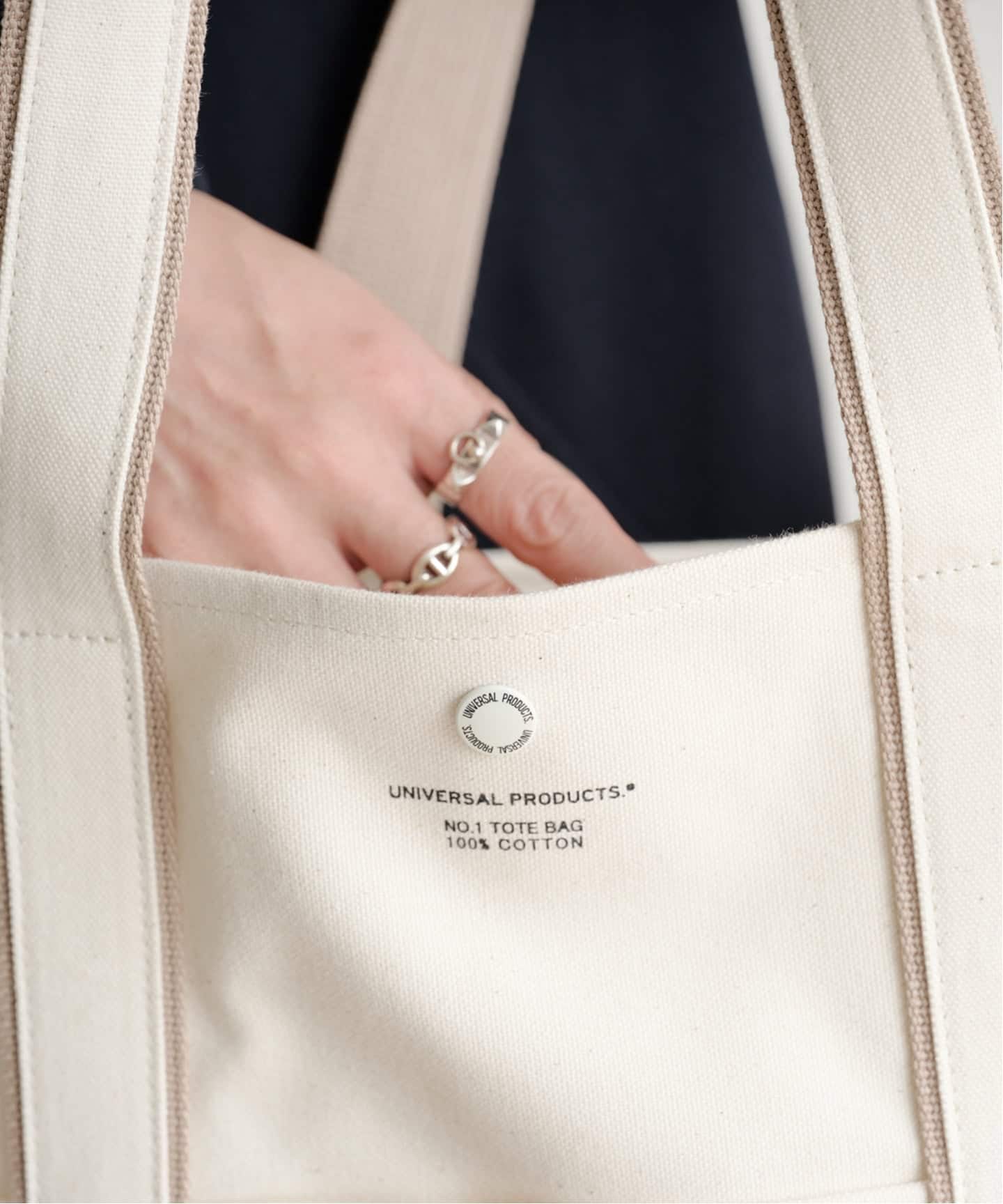 UNIVERSAL PRODUCTS トートバッグ ブラック UNIVERSAL PRODUCTS TOTE BAG（トートバッグ）｜BOICE FROM
