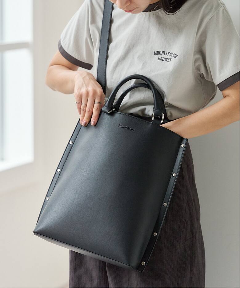 KnuthMarf side studs leather bag KMB25SPK01（ショルダーバッグ 