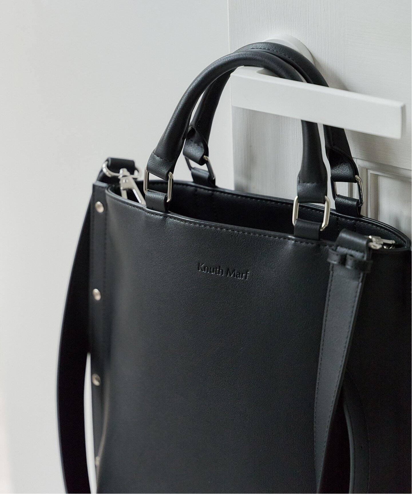 【knuthmarf】side studs leather bag / レザー side studs leather bag/2color | KNUTH MARF