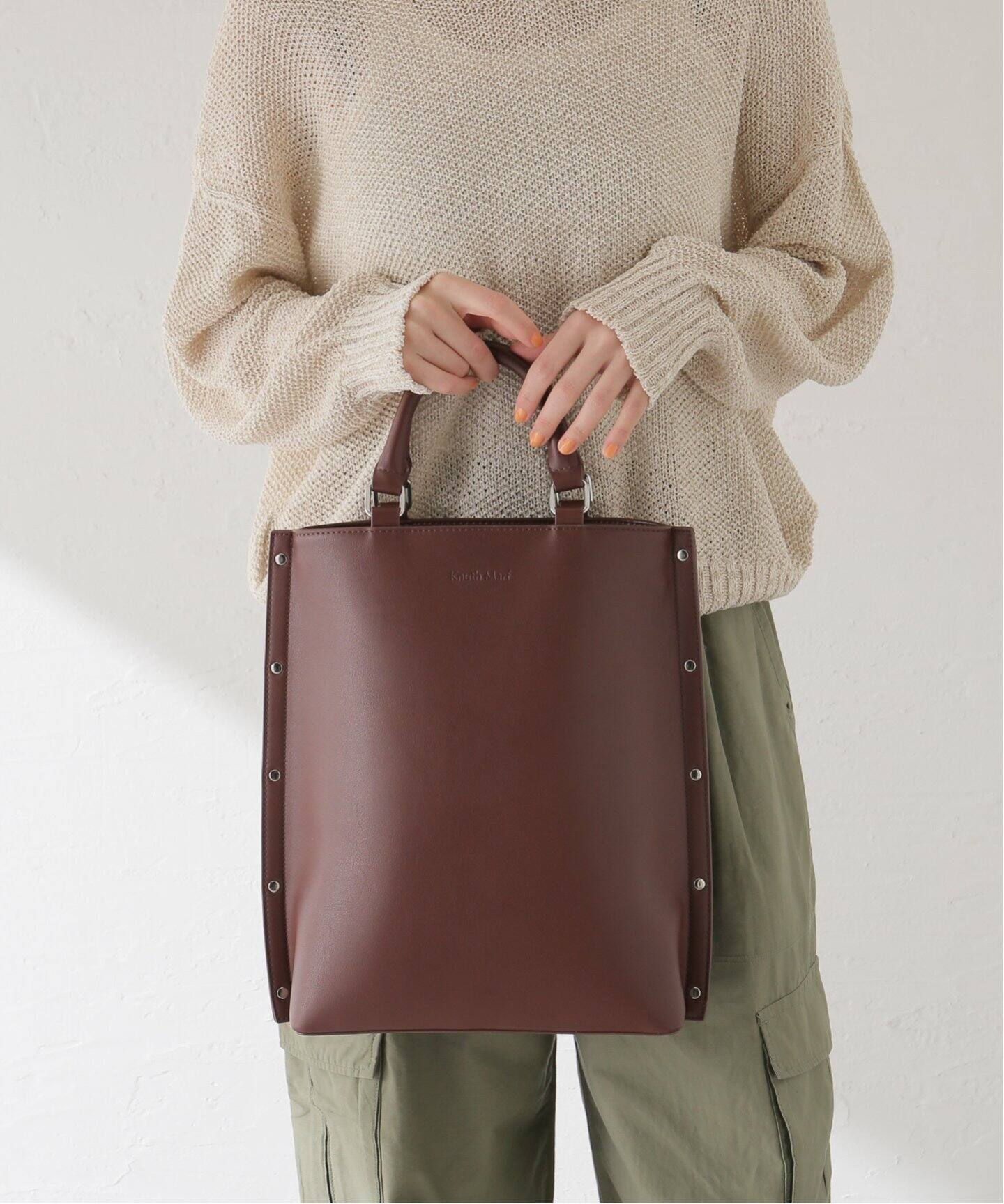 KnuthMarf side studs leather bag KMB25SPK01（ショルダー
