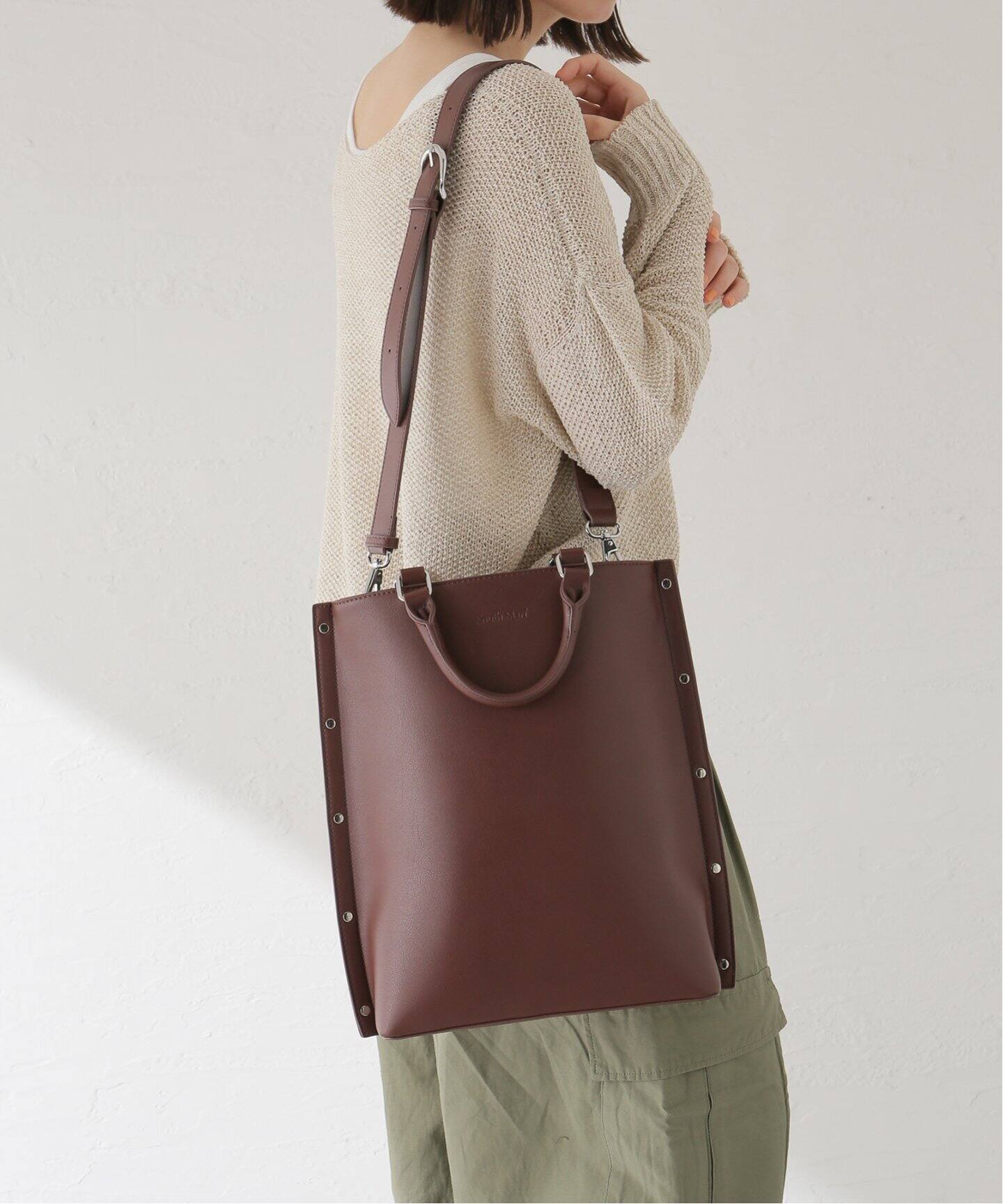 KnuthMarf side studs leather bag KMB25SPK01（ショルダーバッグ