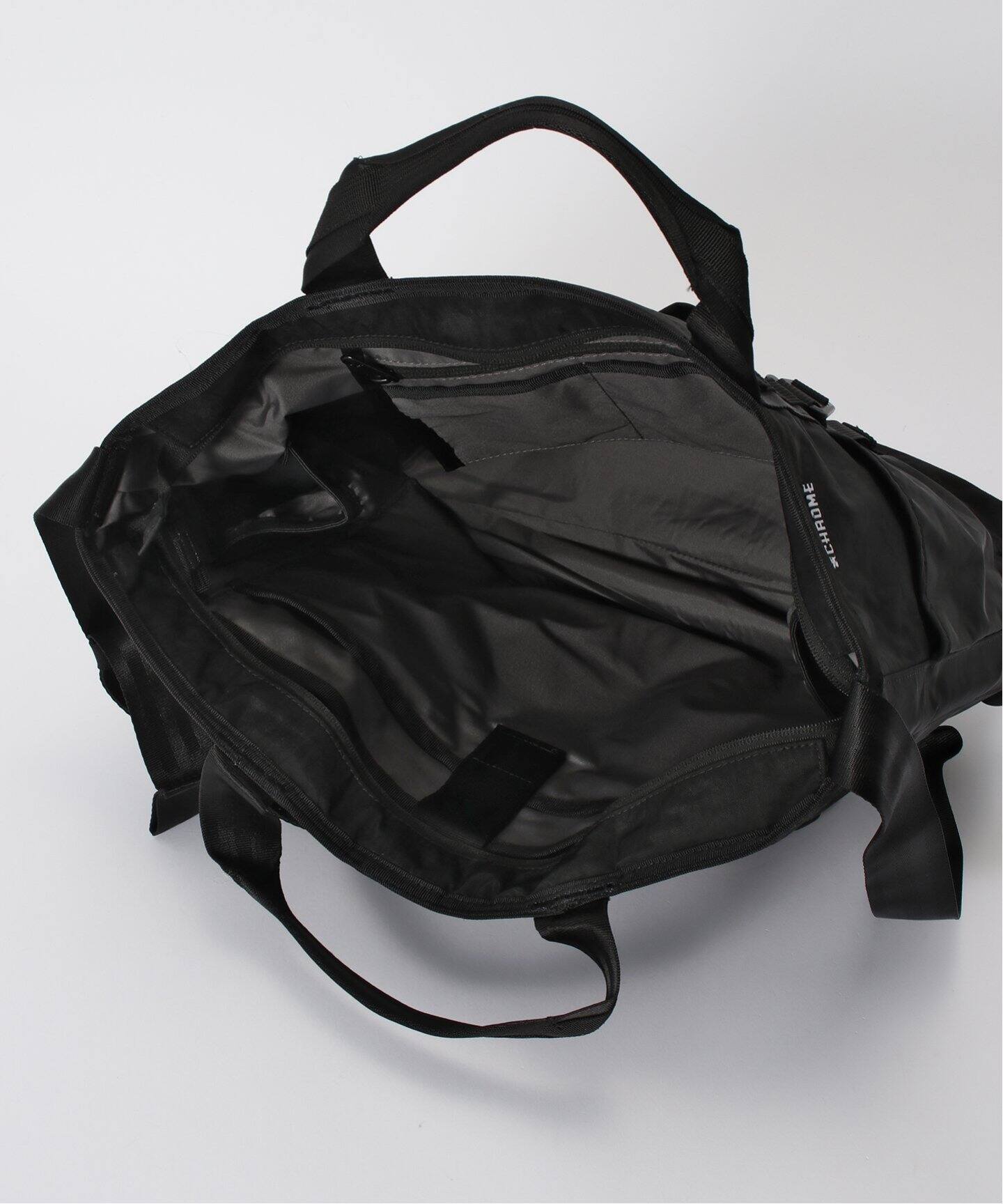 CROME　クローム ブラックトートバッグ 15L CHROME クローム /トートバッグ / GROCERY TOTE MSNGR 15L