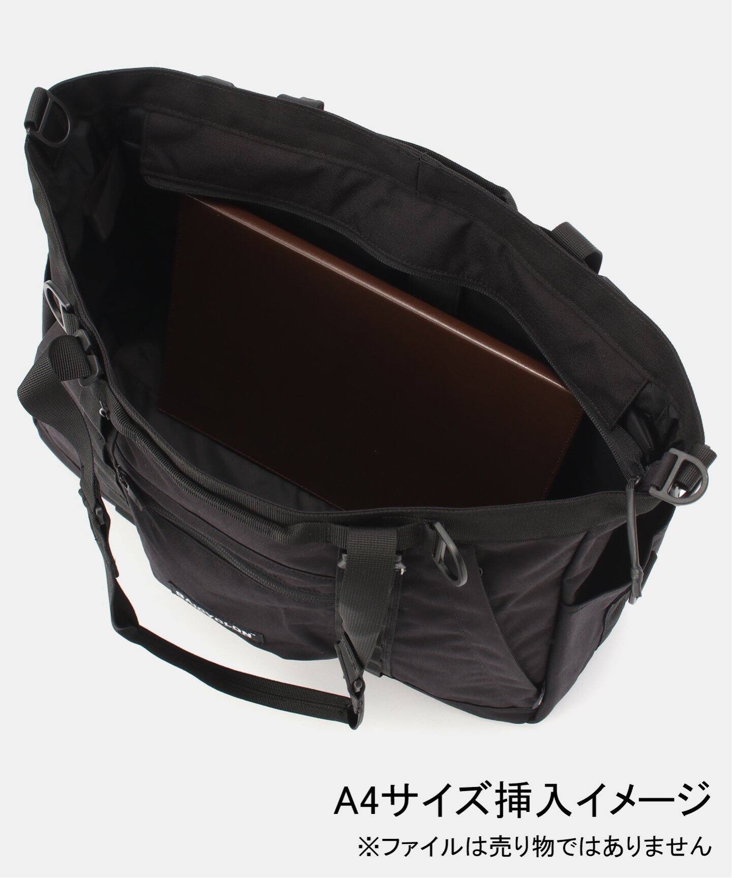 【最終価格/断捨離】BAICYCLON 15インチPC対応トートバッグ ブラック BAICYCLON TOTE BAG (Ver.2)（トートバッグ）｜BOICE FROM BAYCREW'S