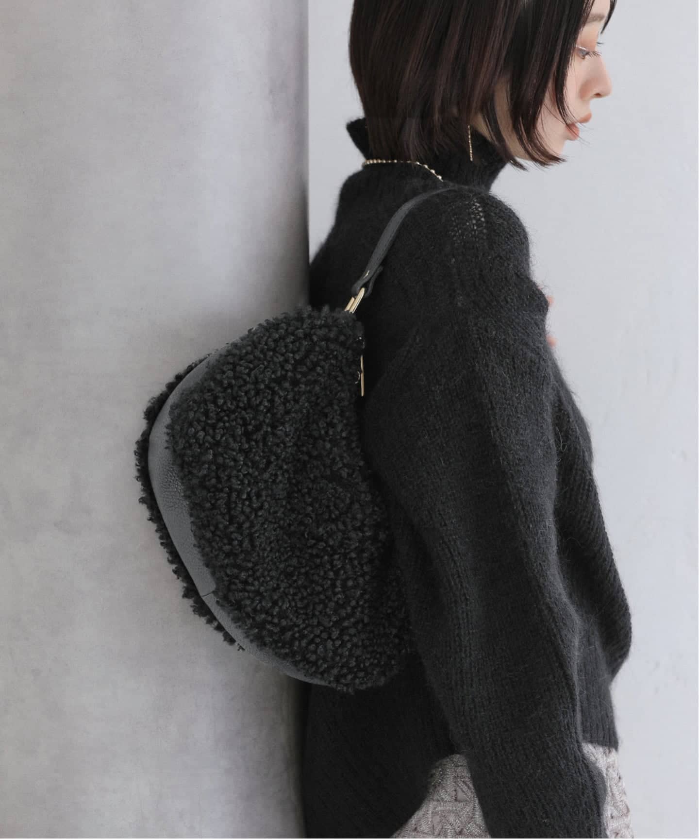 M Rose/エンメローズ ファーバッグ（ショルダーバッグ）｜La Totalite